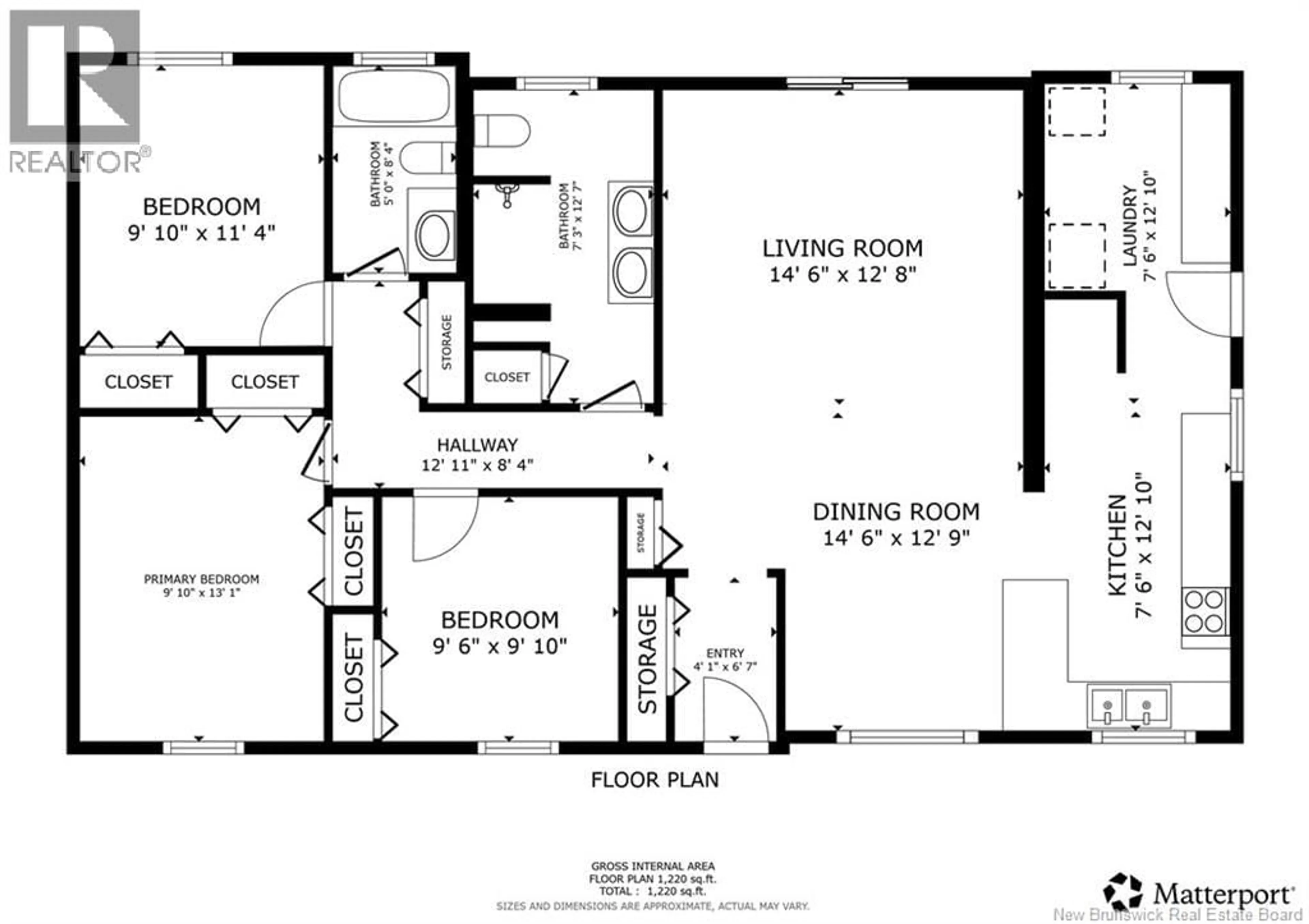 Floor plan for 538 SCOULLAR STREET, Oromocto New Brunswick E2V1H1
