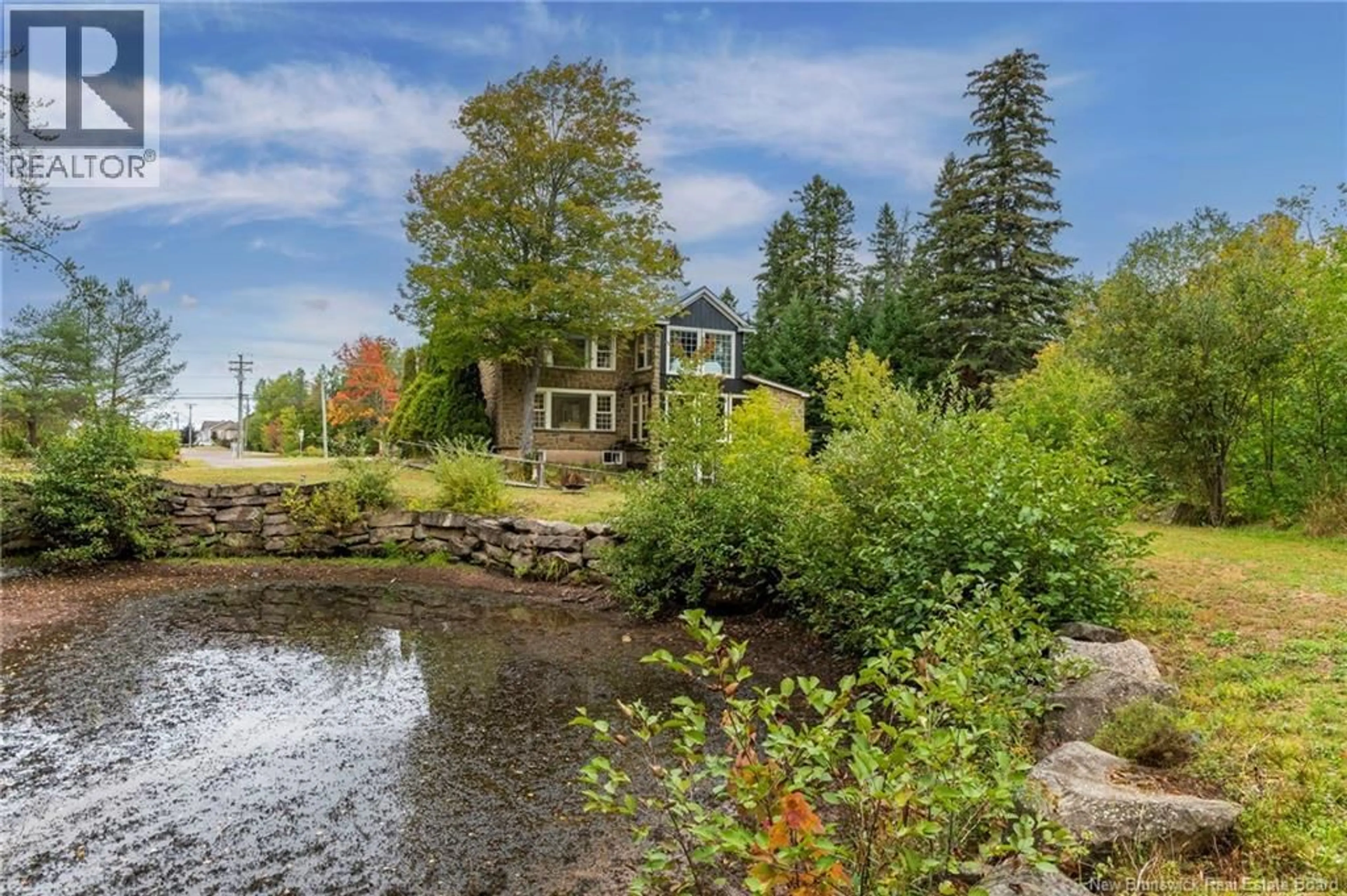A pic from outside/outdoor area/front of a property/back of a property/a pic from drone, water/lake/river/ocean view for 498 CHARTERSVILLE ROAD, Dieppe New Brunswick E1A1K6