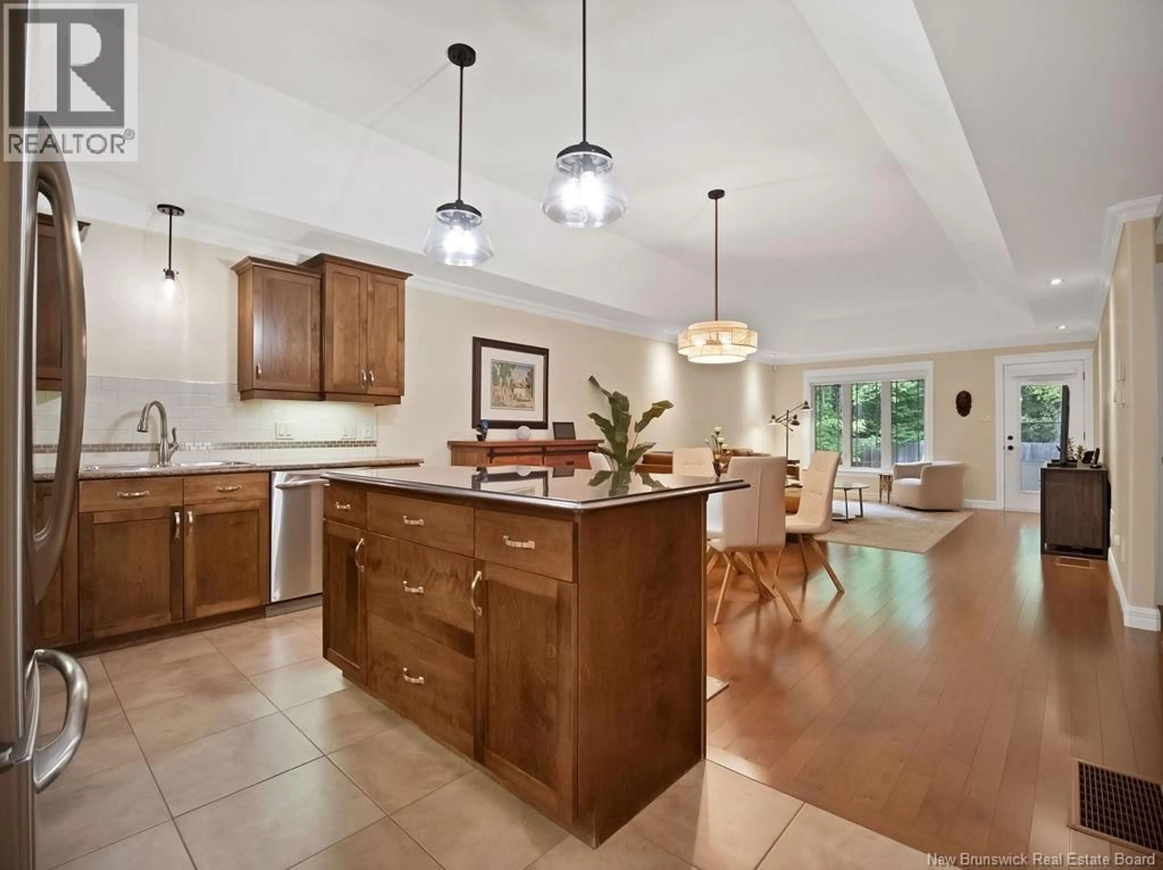 Open concept kitchen, ceramic/tile floor for 342 DAMIEN, Dieppe New Brunswick E1A0H3