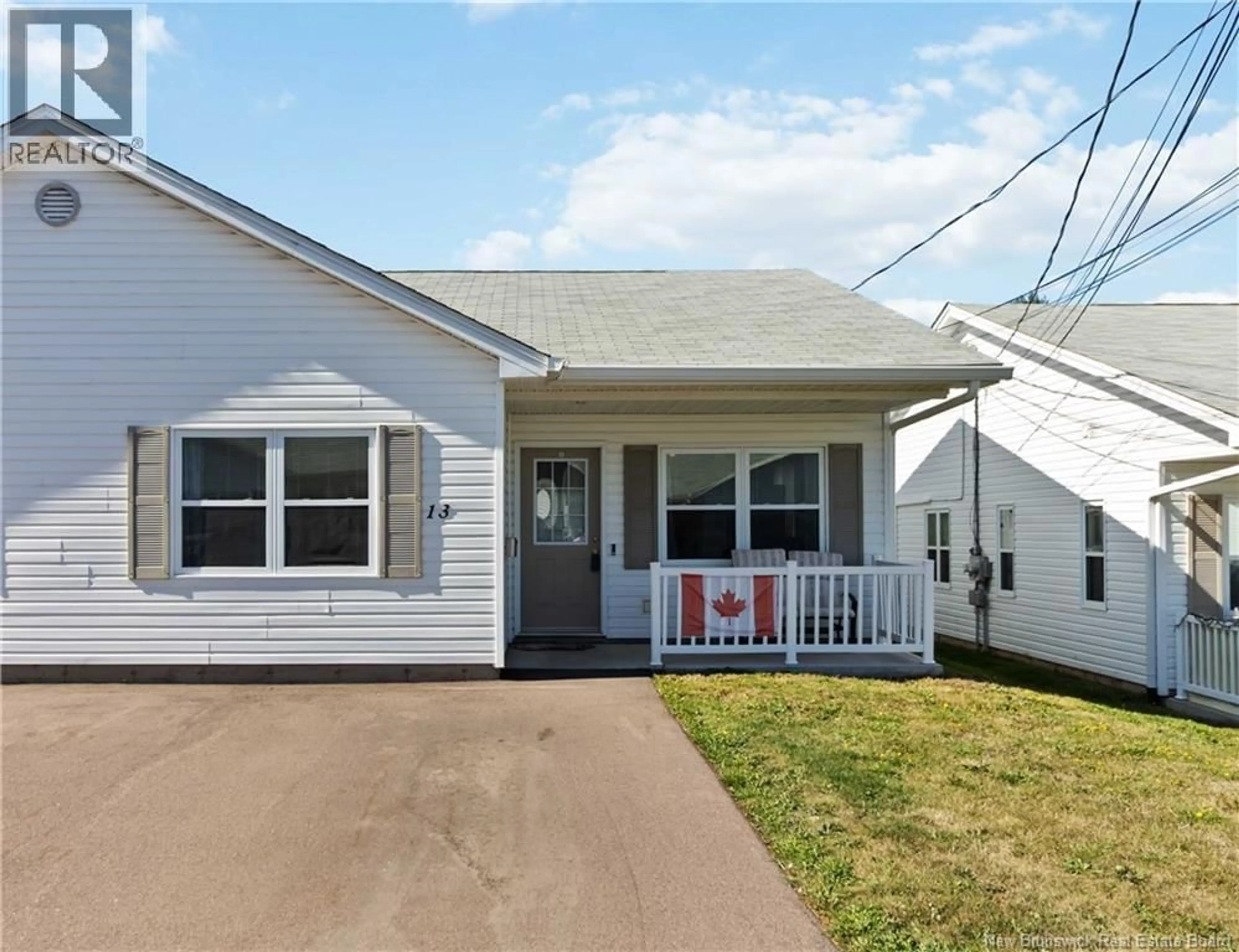 Home with vinyl exterior material, street for 13 MAPLE TRAIL LANE, Riverview New Brunswick E1B5K3