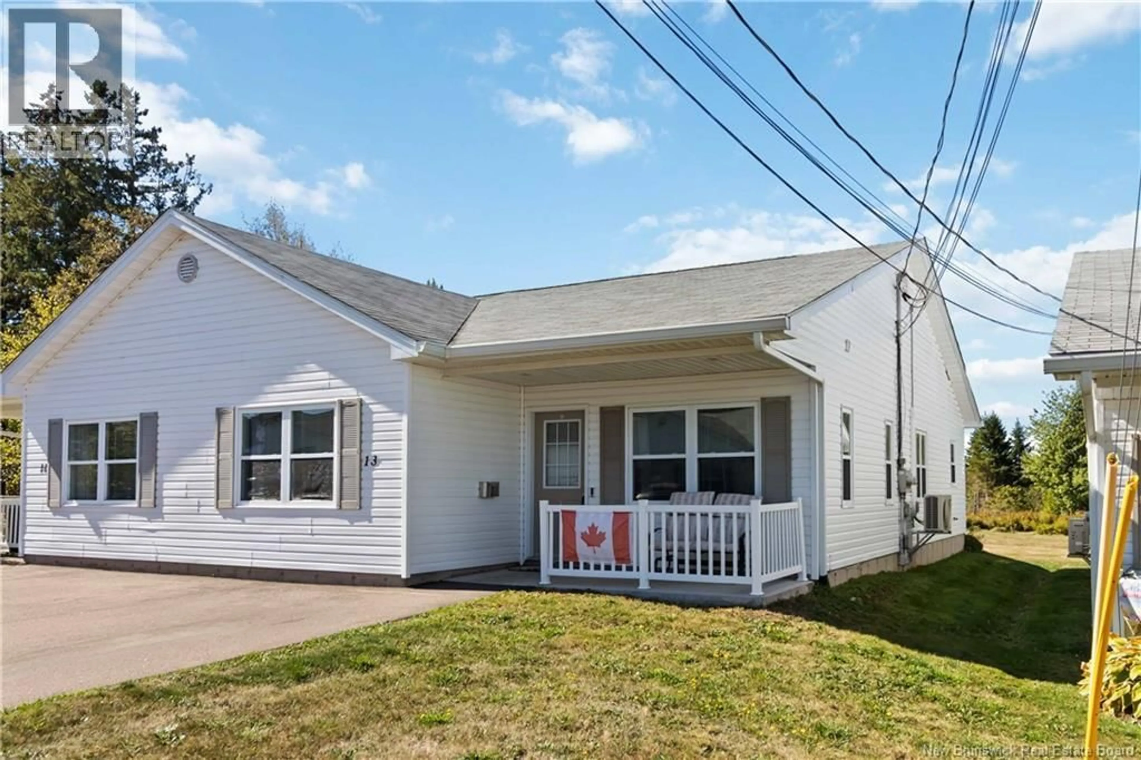 Home with vinyl exterior material, street for 13 MAPLE TRAIL LANE, Riverview New Brunswick E1B5K3