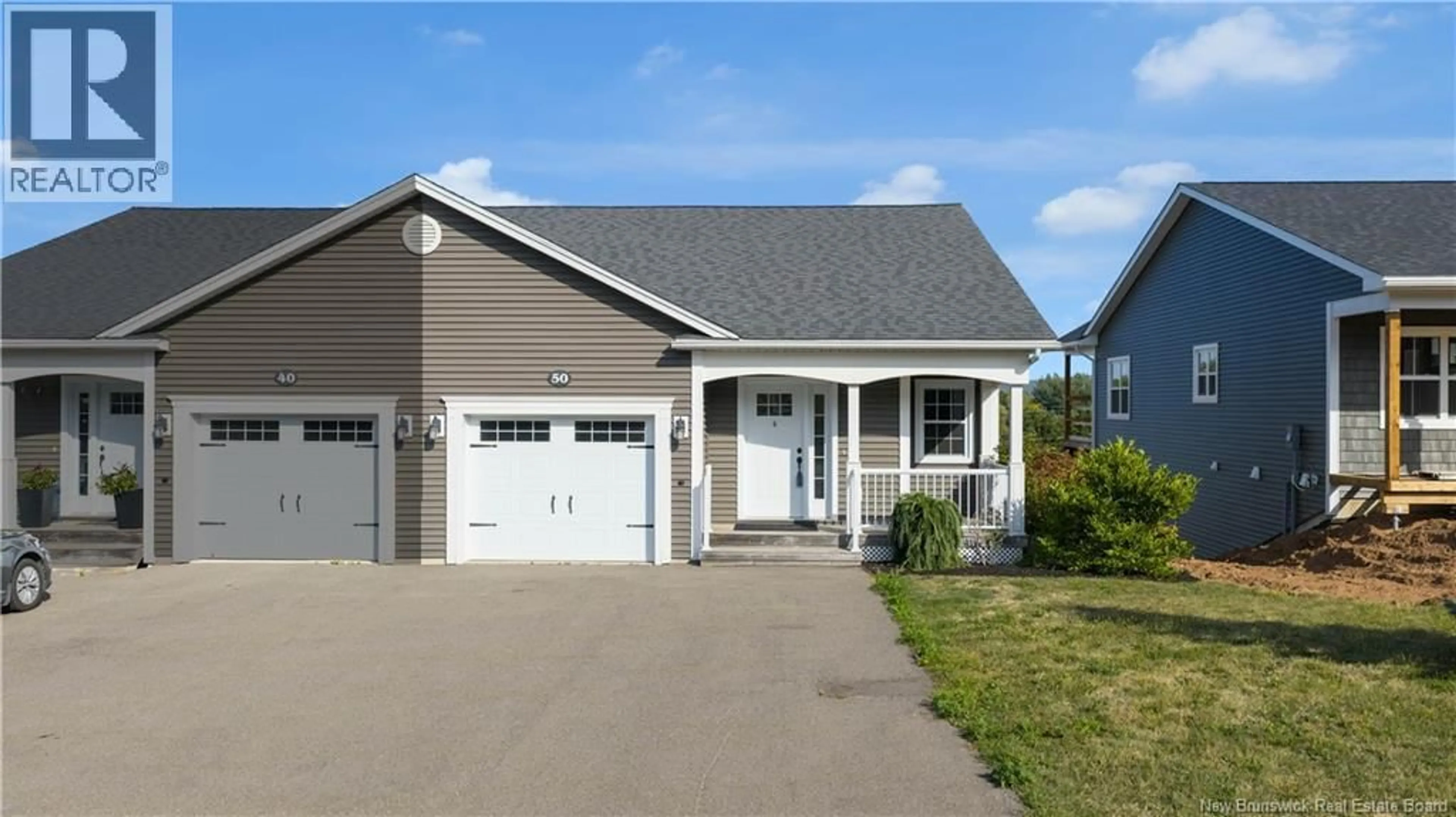 Home with vinyl exterior material, street for 50 MALONE WAY, Sussex New Brunswick E4E0C9