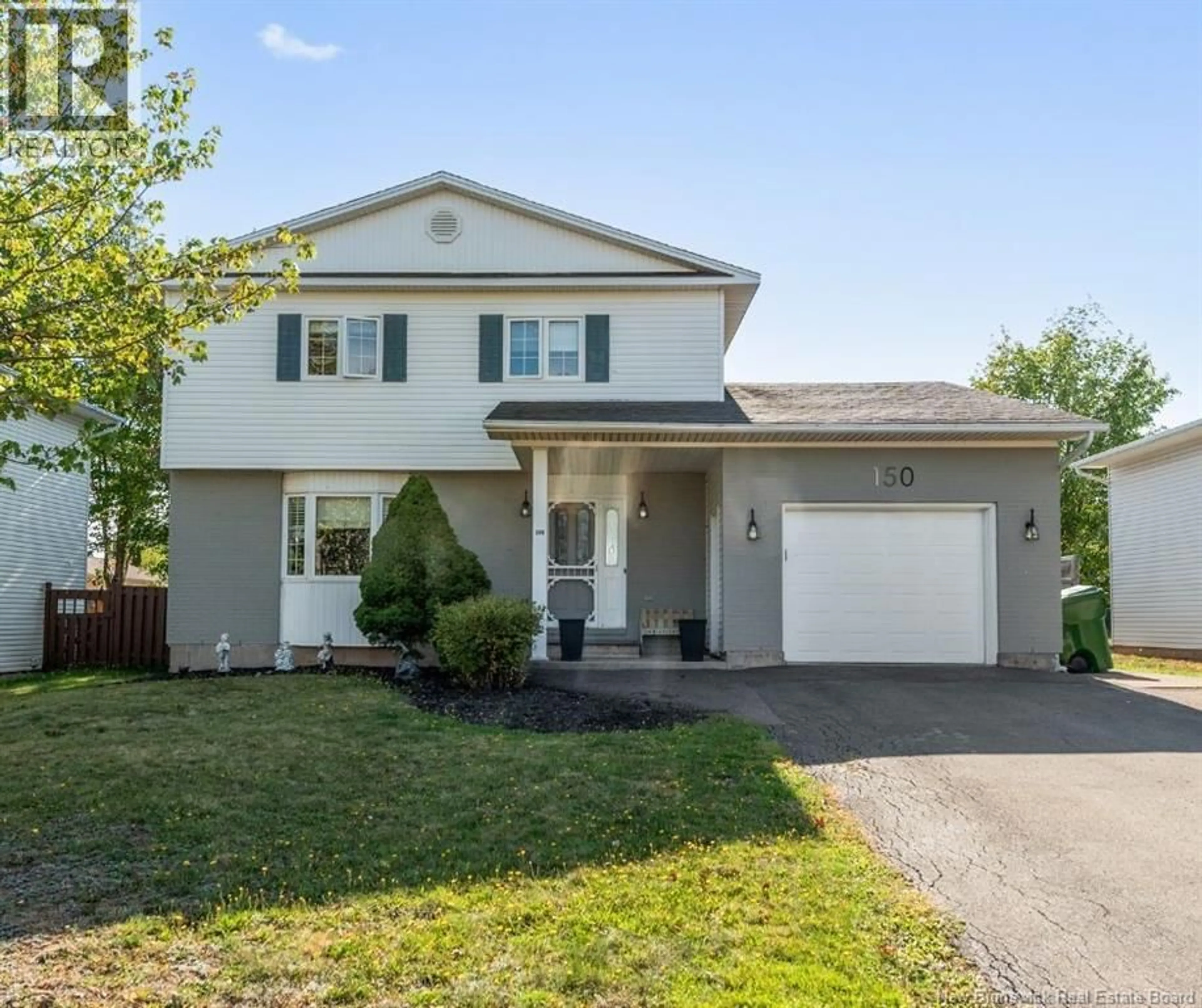 Home with vinyl exterior material, street for 150 SHANNON, Moncton New Brunswick E1G2G2
