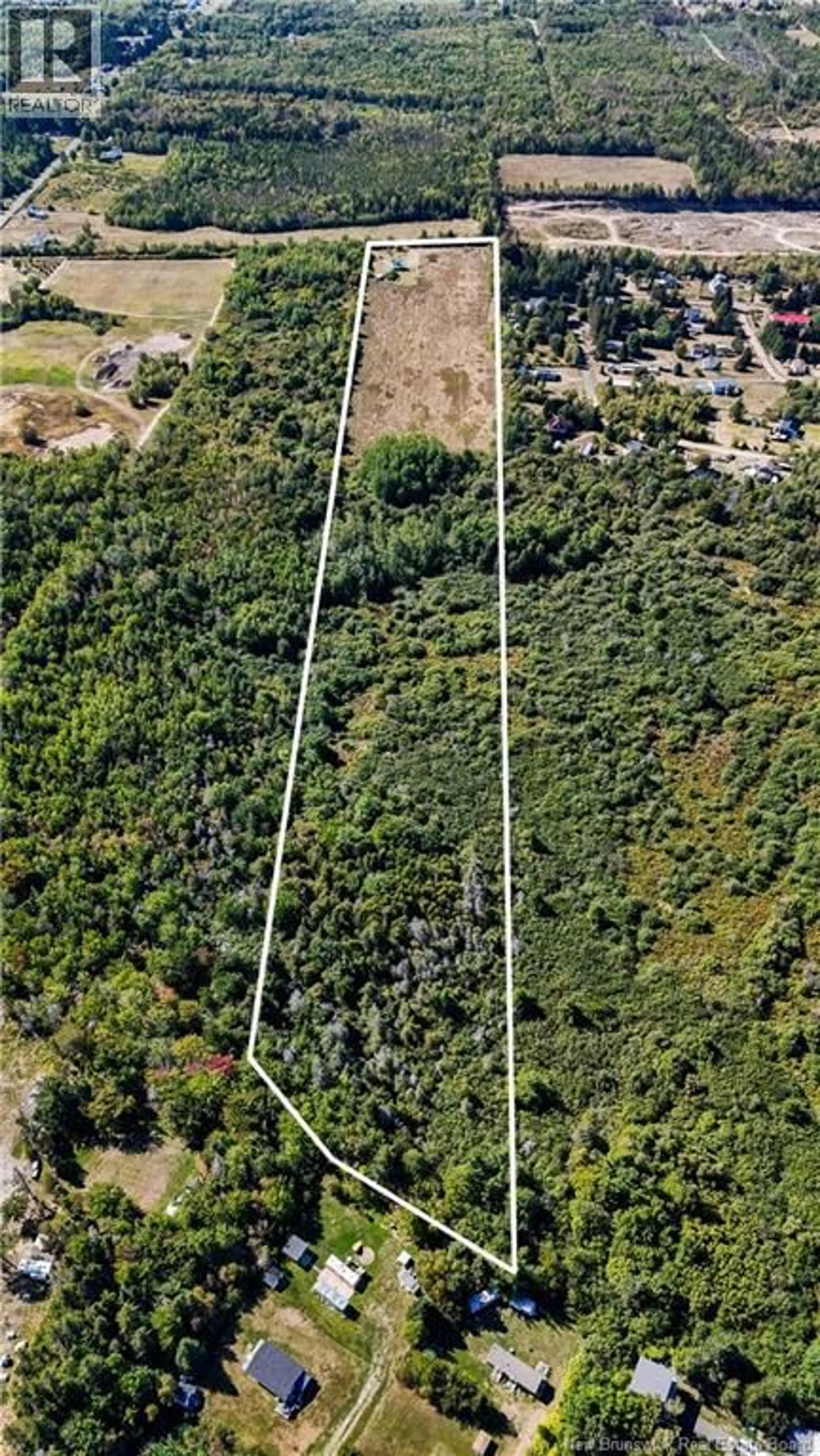 A pic from outside/outdoor area/front of a property/back of a property/a pic from drone, forest/trees view for 214 ALLEE DE L'ECOLE, Grande-Digue New Brunswick E4R3S2