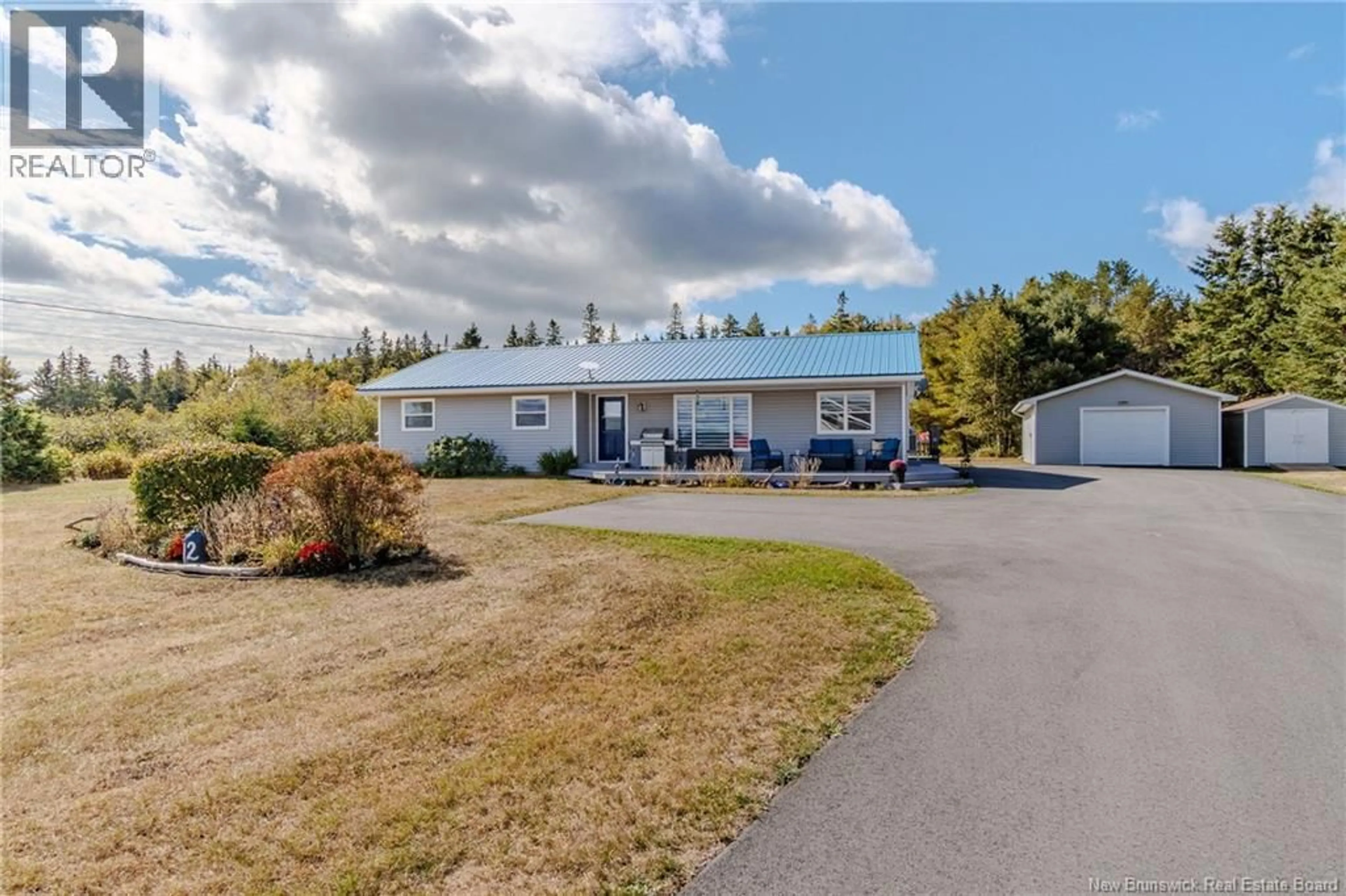 A pic from outside/outdoor area/front of a property/back of a property/a pic from drone, unknown for 12 LONG BEACH LANE, Dipper Harbour New Brunswick E5J1X6