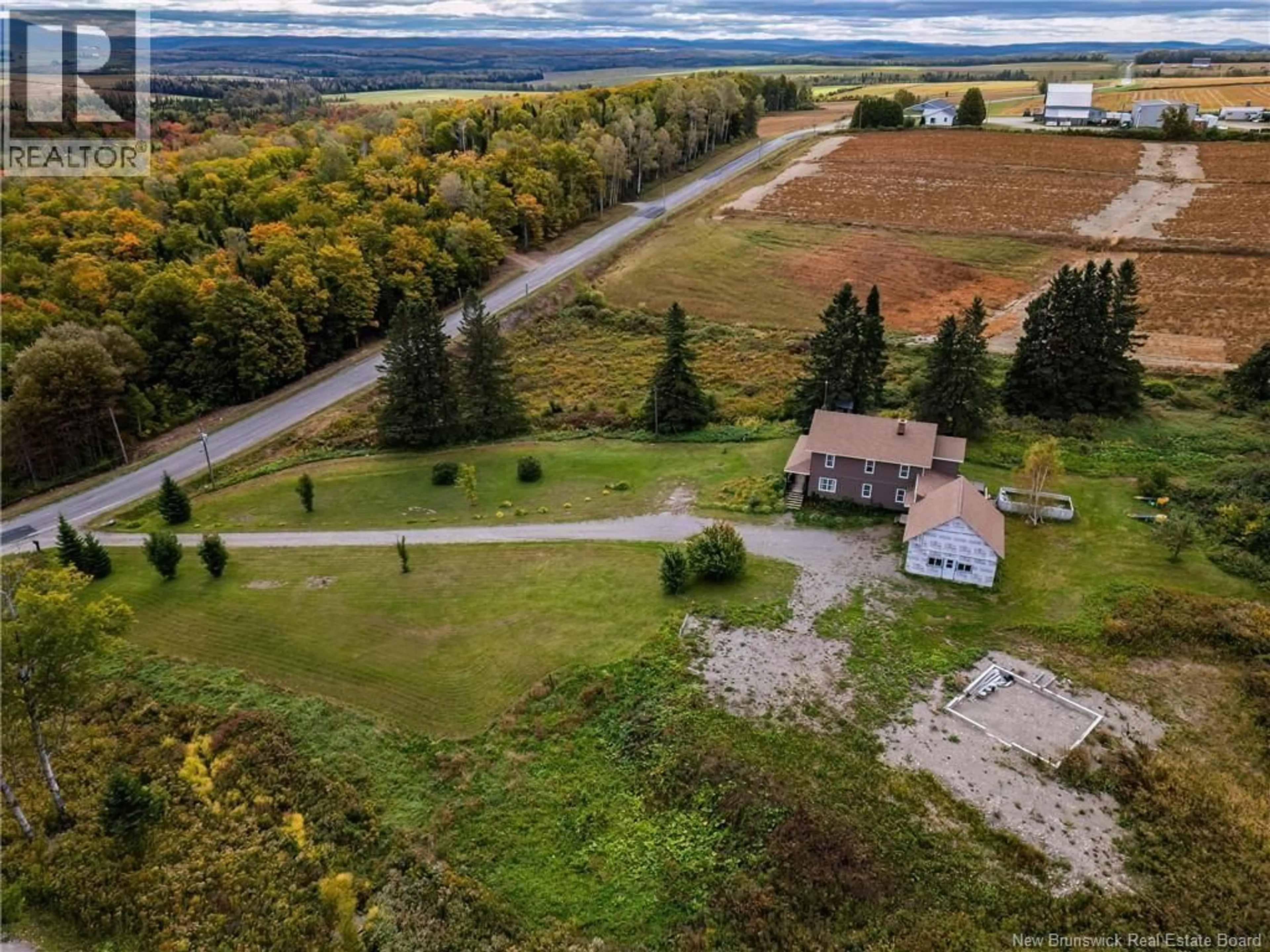A pic from outside/outdoor area/front of a property/back of a property/a pic from drone, water/lake/river/ocean view for 249 MCCLUSKEY ROAD, DSL de Grand-Sault/Falls New Brunswick E3Z1L1