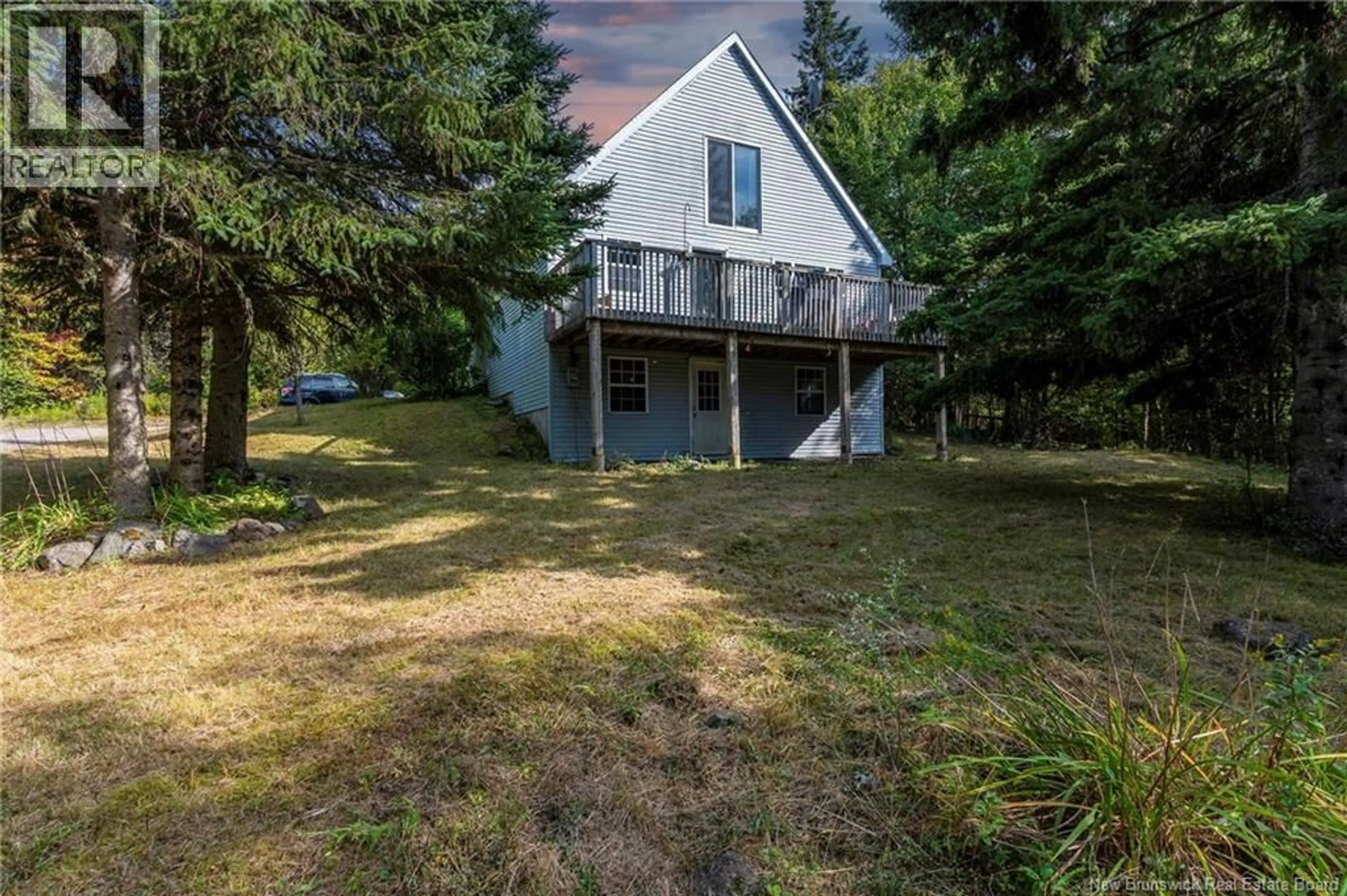 A pic from outside/outdoor area/front of a property/back of a property/a pic from drone, water/lake/river/ocean view for 186 HILL ROAD, Kingston New Brunswick E5N1H9