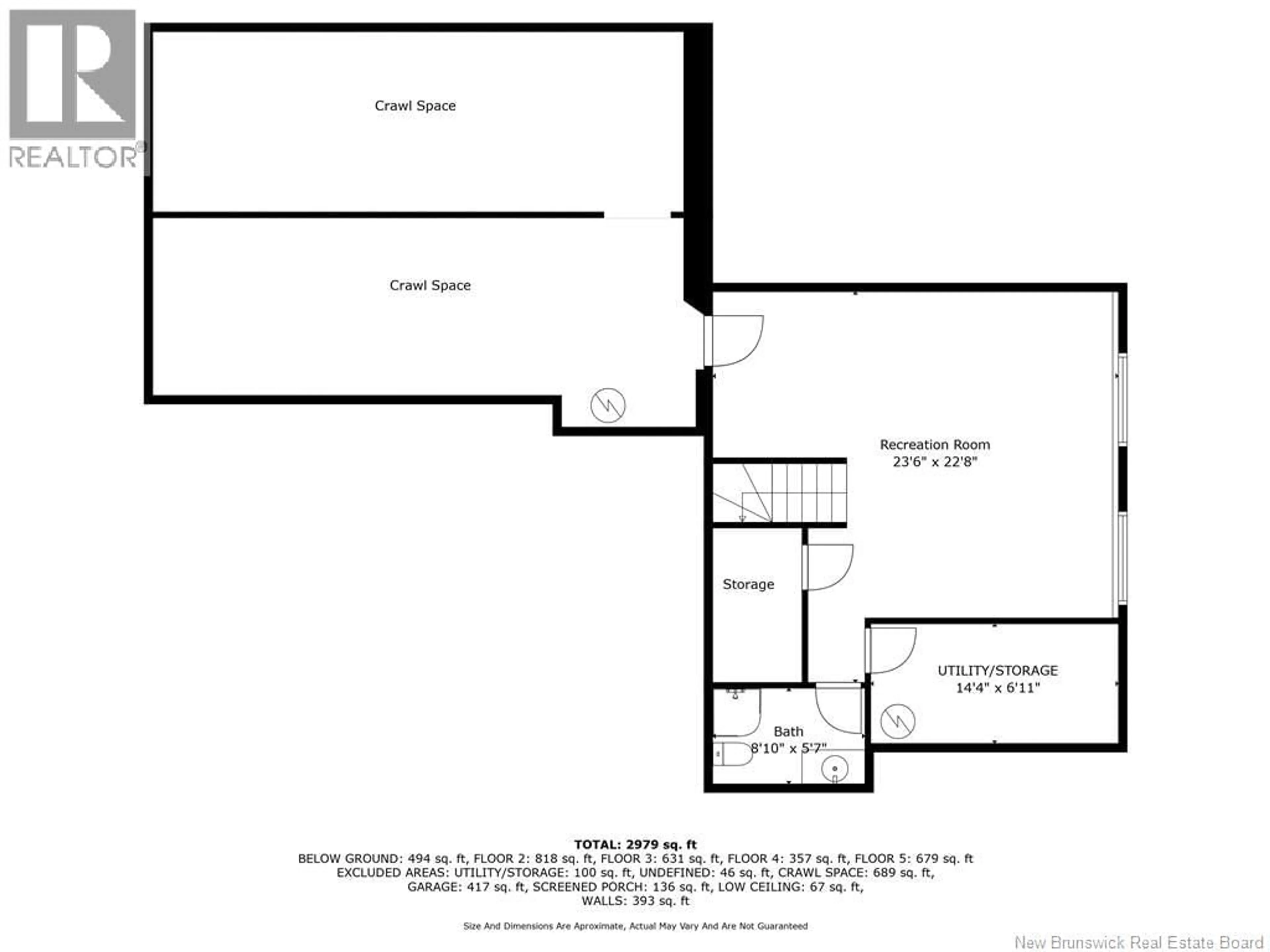 Floor plan for 100 FIDELE, Dieppe New Brunswick E1A0C9