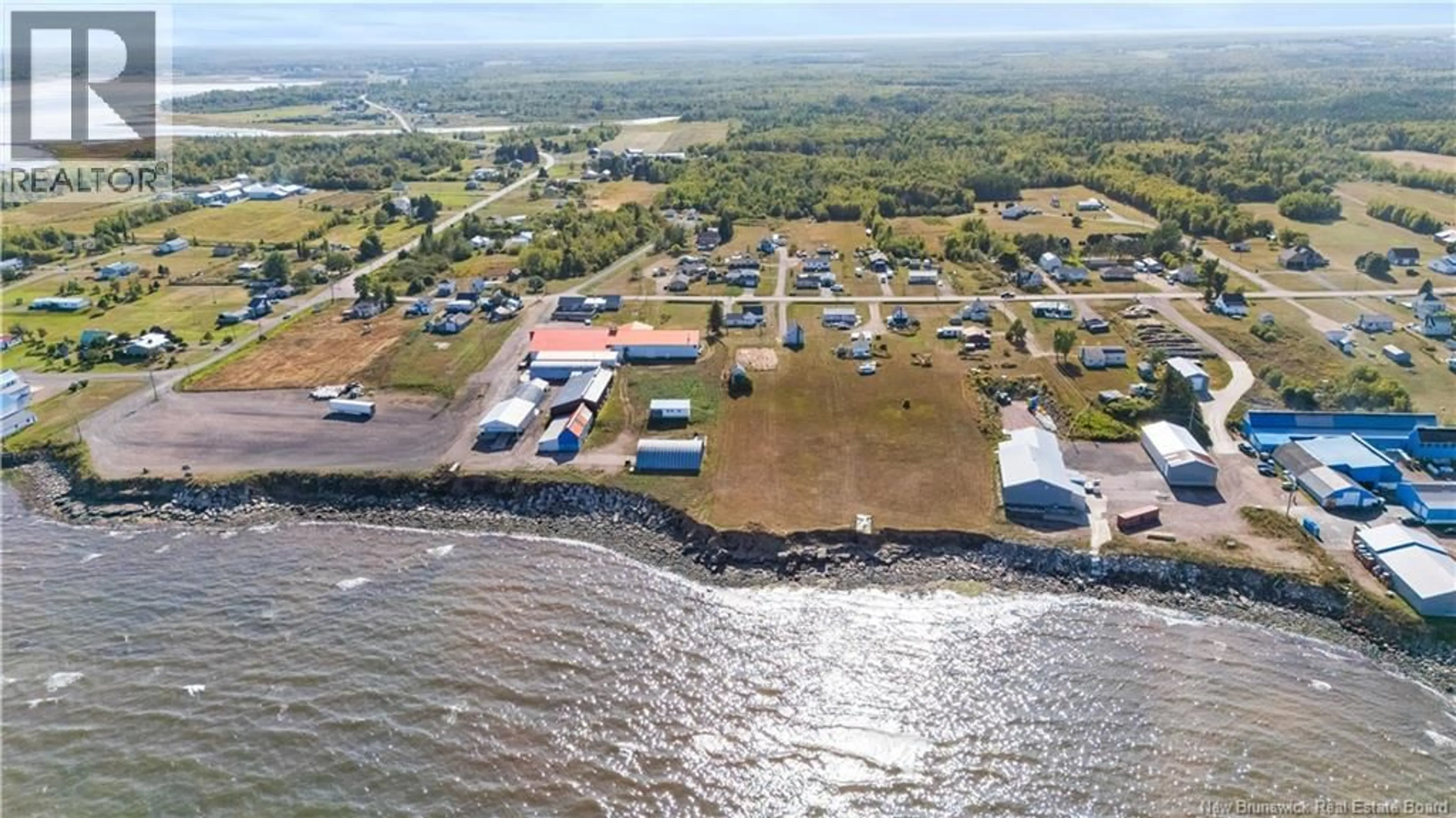 A pic from outside/outdoor area/front of a property/back of a property/a pic from drone, water/lake/river/ocean view for 2106 ROUTE 950 ROUTE, Cap-Pelé New Brunswick E4N2J6