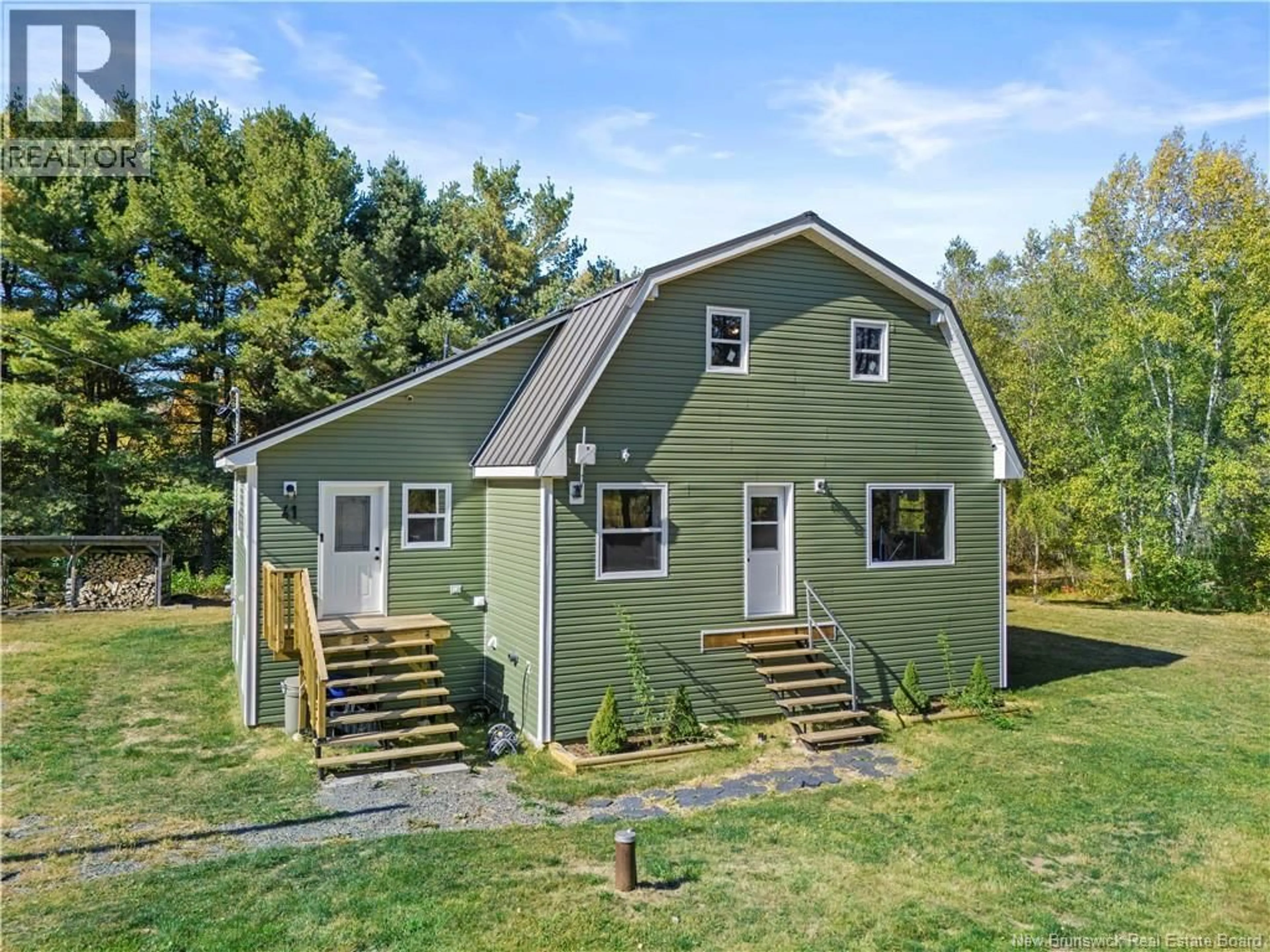 Home with vinyl exterior material, unknown for 41 SPRY EAST ROAD, Jemseg New Brunswick E4C3M3