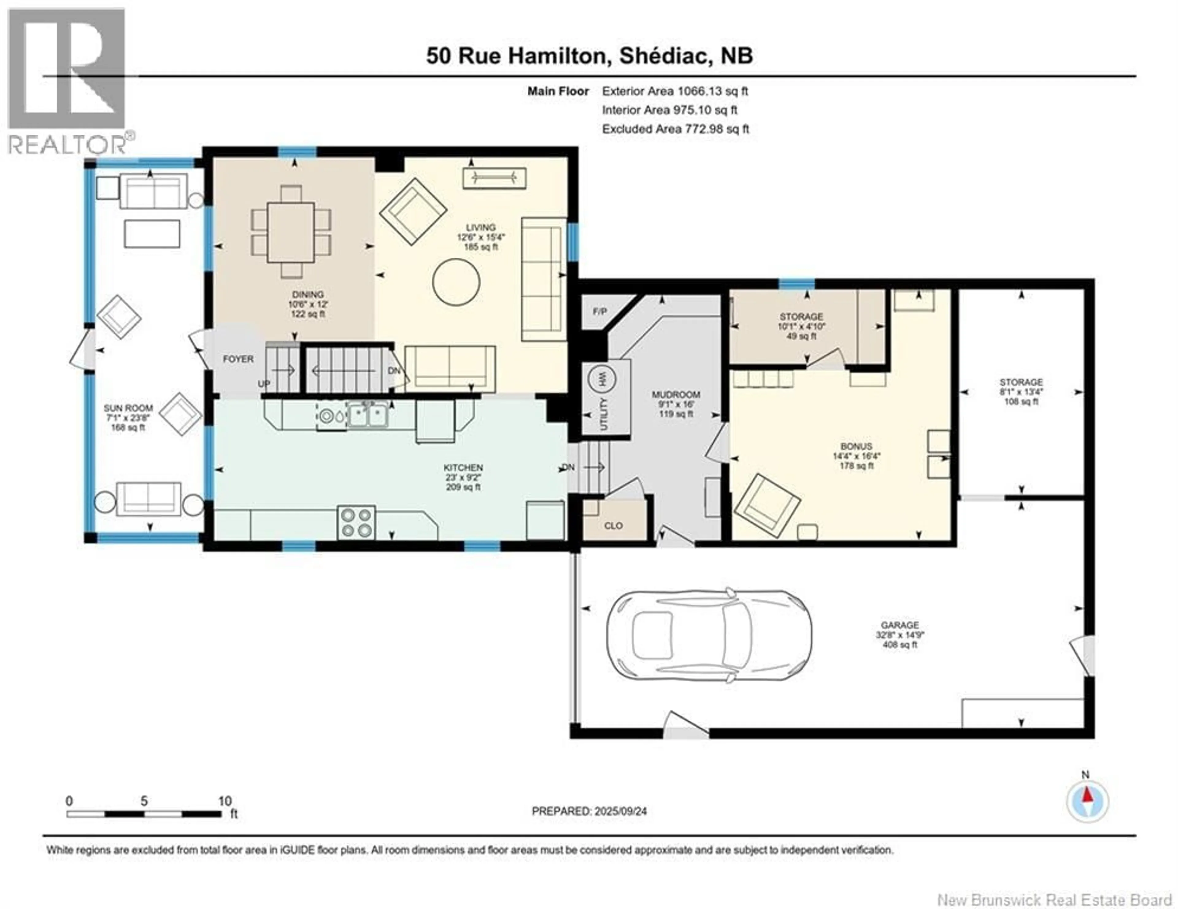 Floor plan for 50 HAMILTON STREET, Shediac New Brunswick E4P1W2