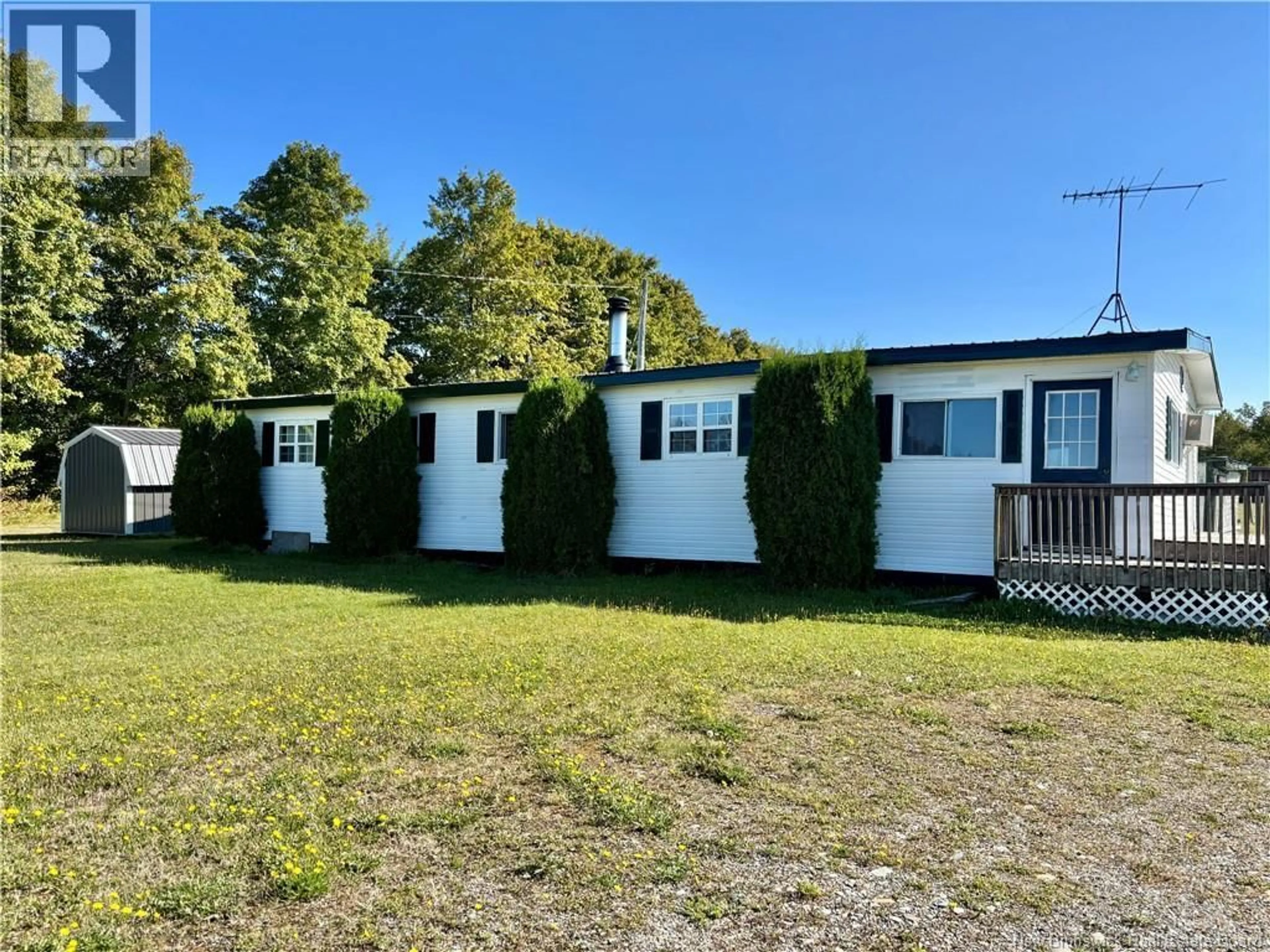 A pic from outside/outdoor area/front of a property/back of a property/a pic from drone, street for 2556 ROUTE 540, Elmwood New Brunswick E7N2E2