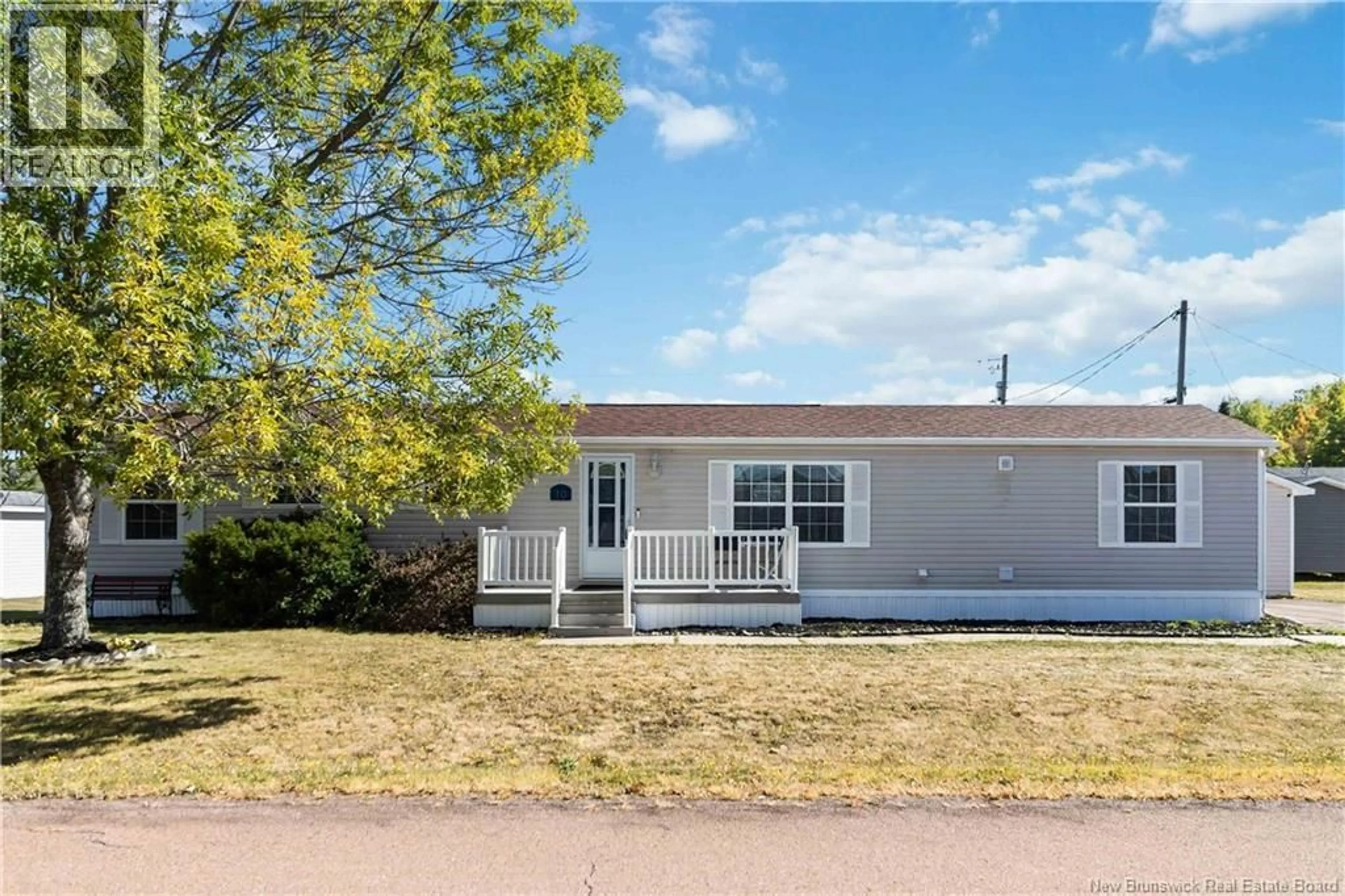 Home with vinyl exterior material, street for 10 JASPER STREET, Moncton New Brunswick E1H2X7