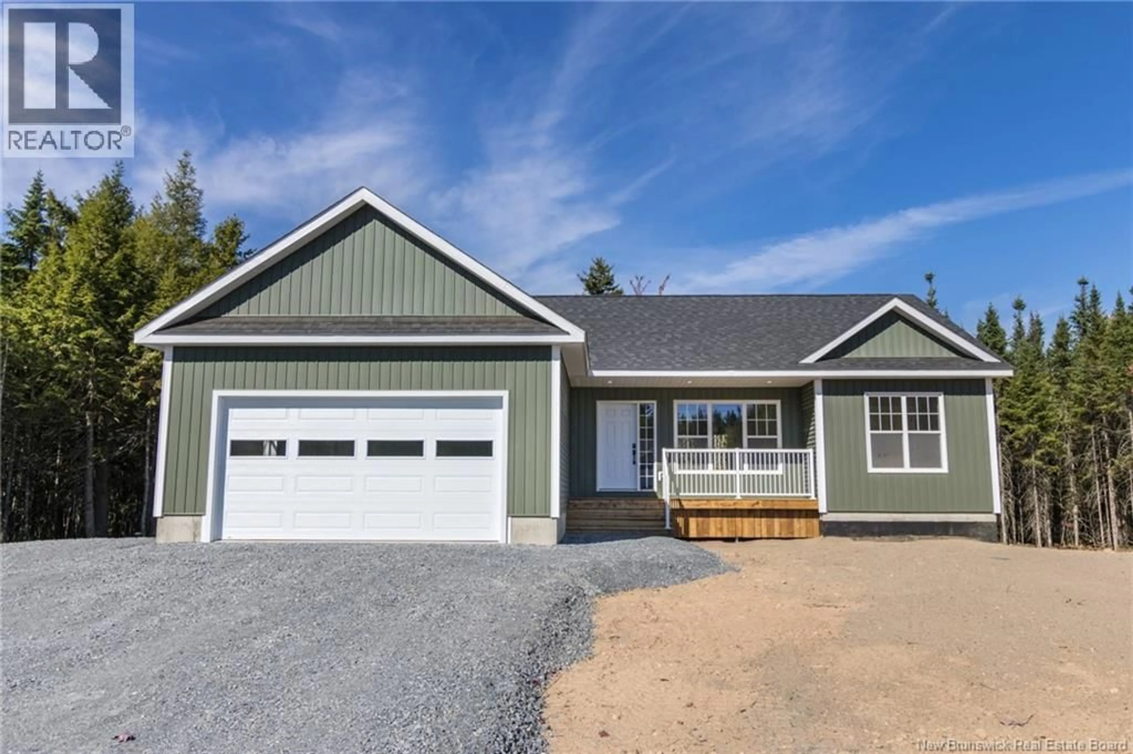 Home with vinyl exterior material, street for 49 SANDLEWOOD LANE, Douglas New Brunswick E3G0E7