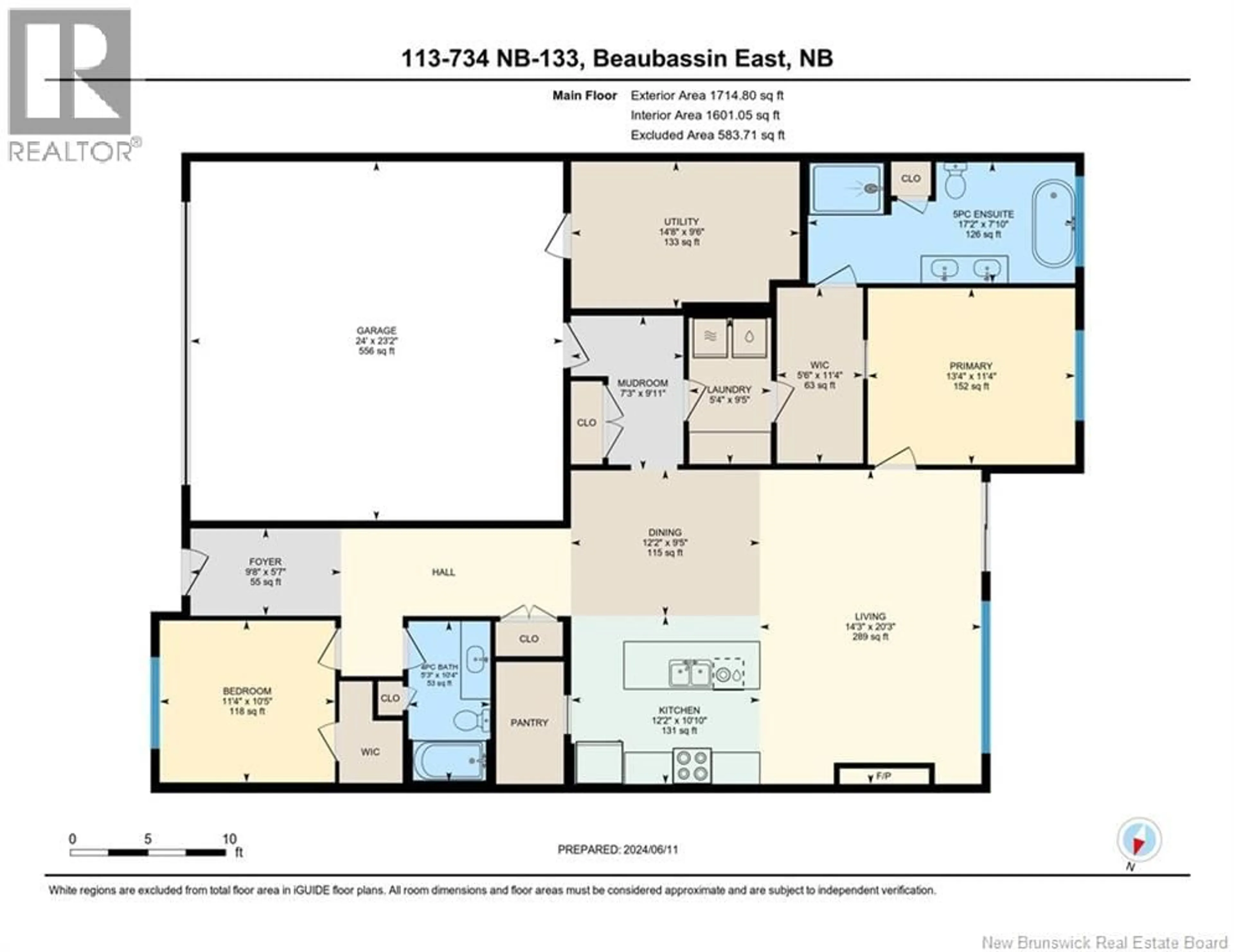 Floor plan for 114 - 724 ROUTE 133, Shediac New Brunswick E4P5A3