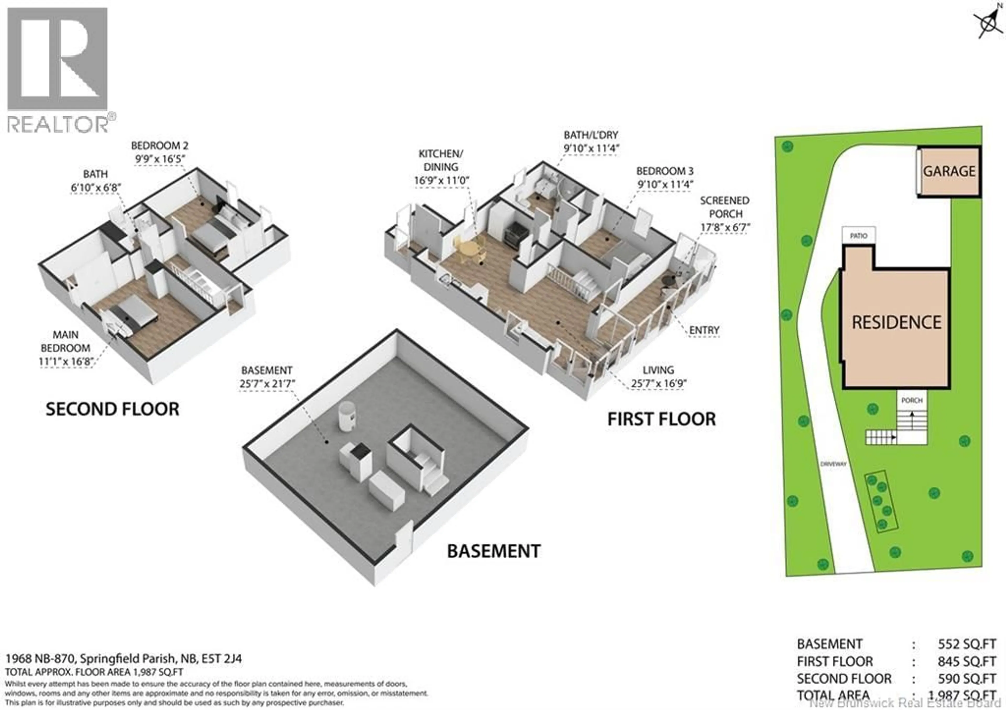 Floor plan for 1968 ROUTE 870, Springfield New Brunswick E5T3H7