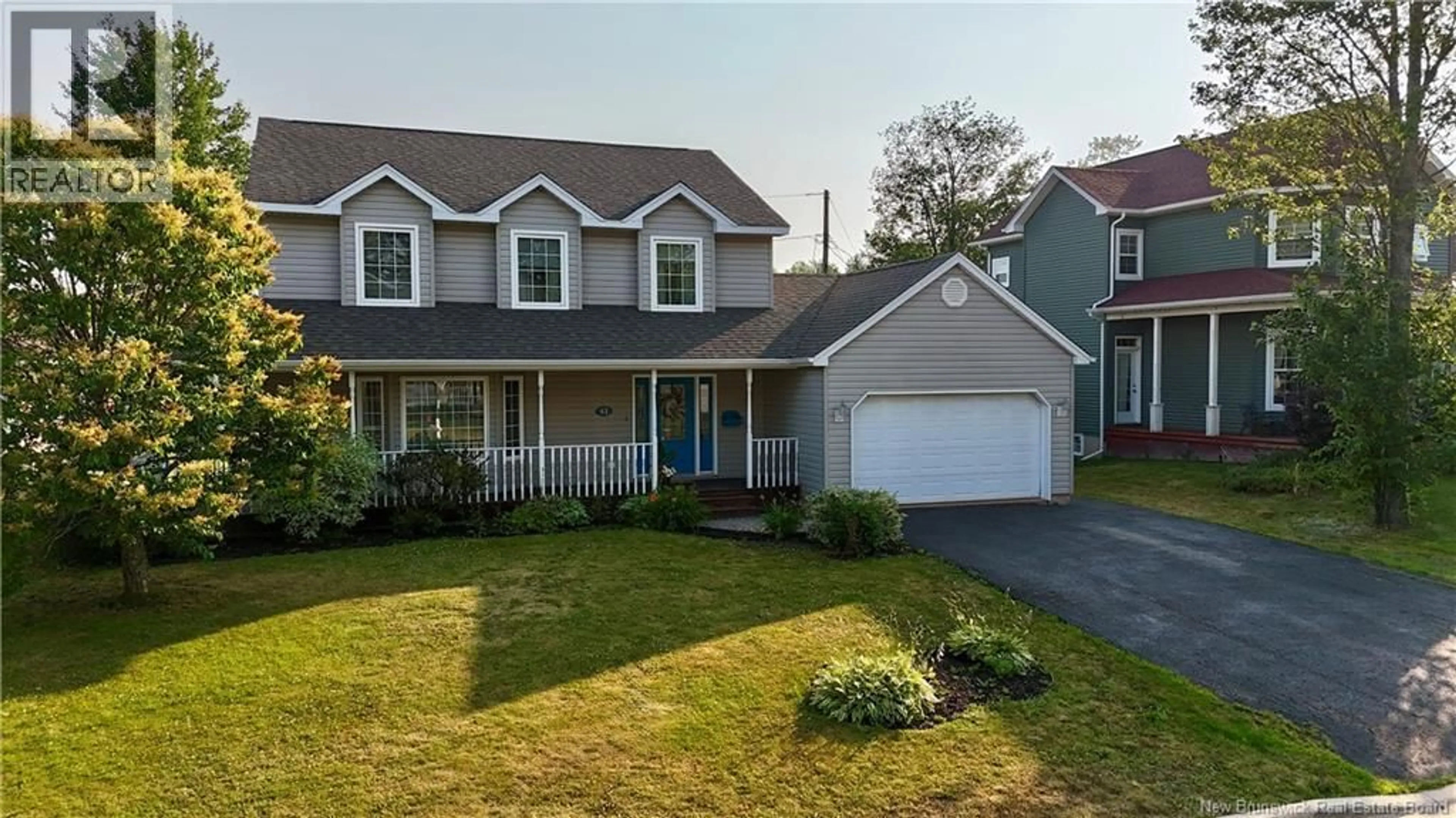 Home with vinyl exterior material, street for 61 COPPERFIELD LANE, Moncton New Brunswick E1C9Y7