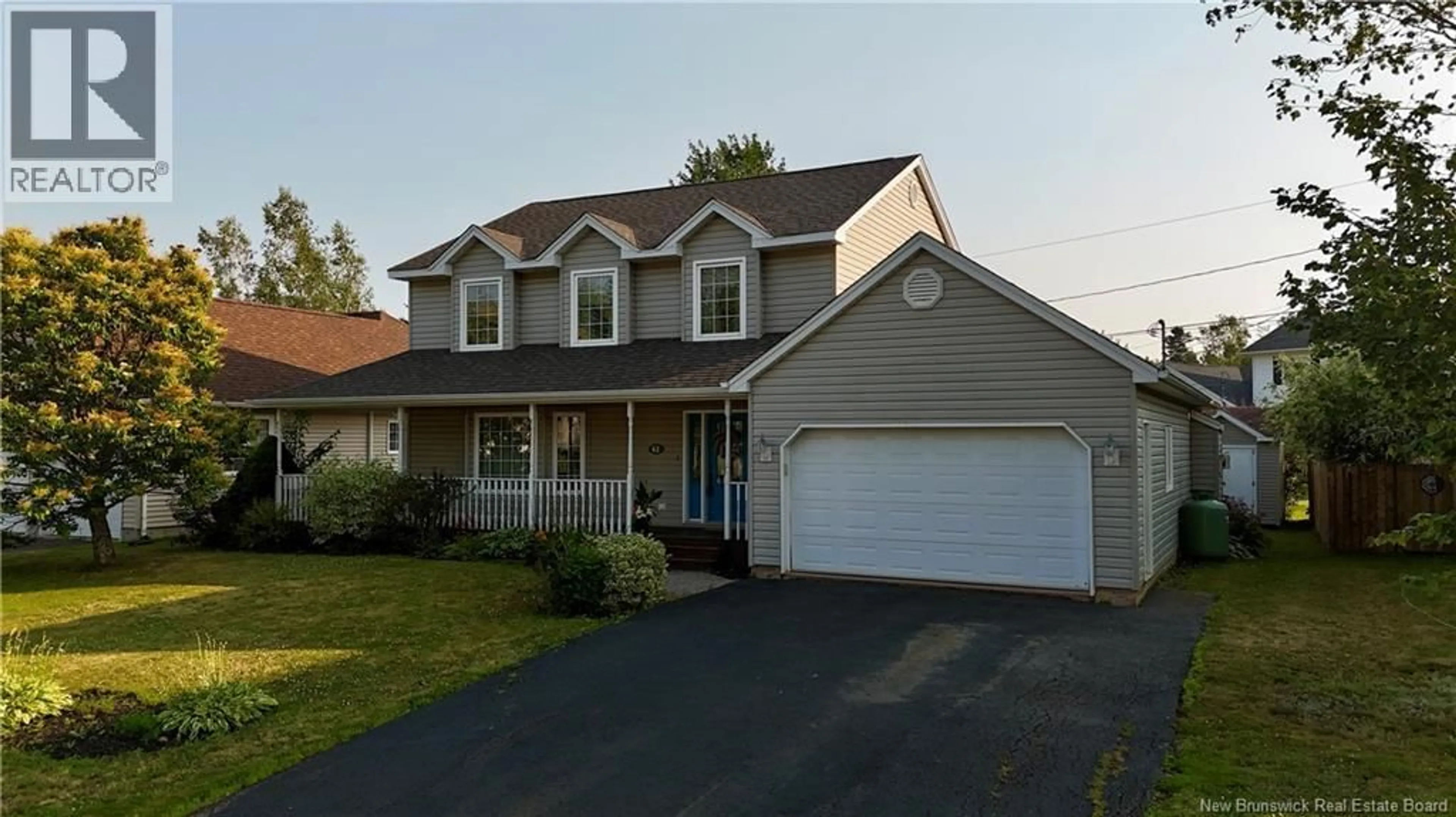 Home with vinyl exterior material, street for 61 COPPERFIELD LANE, Moncton New Brunswick E1C9Y7