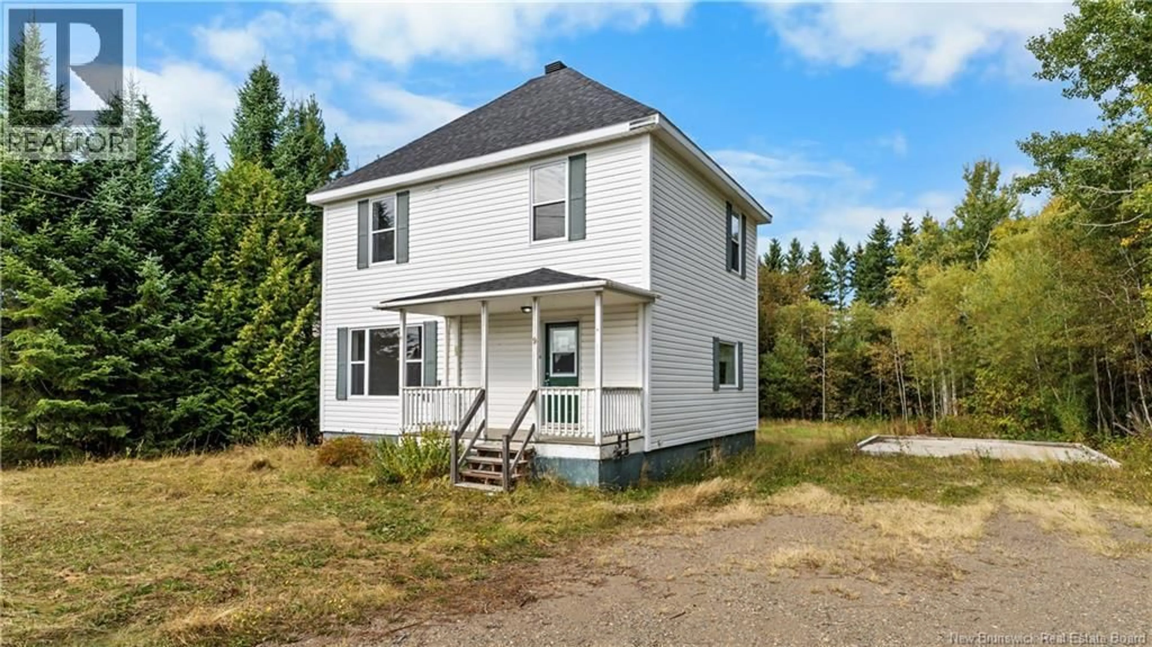 Home with vinyl exterior material, building for 9 GOULETTE POINT ROAD, Charlo New Brunswick E8E2K3