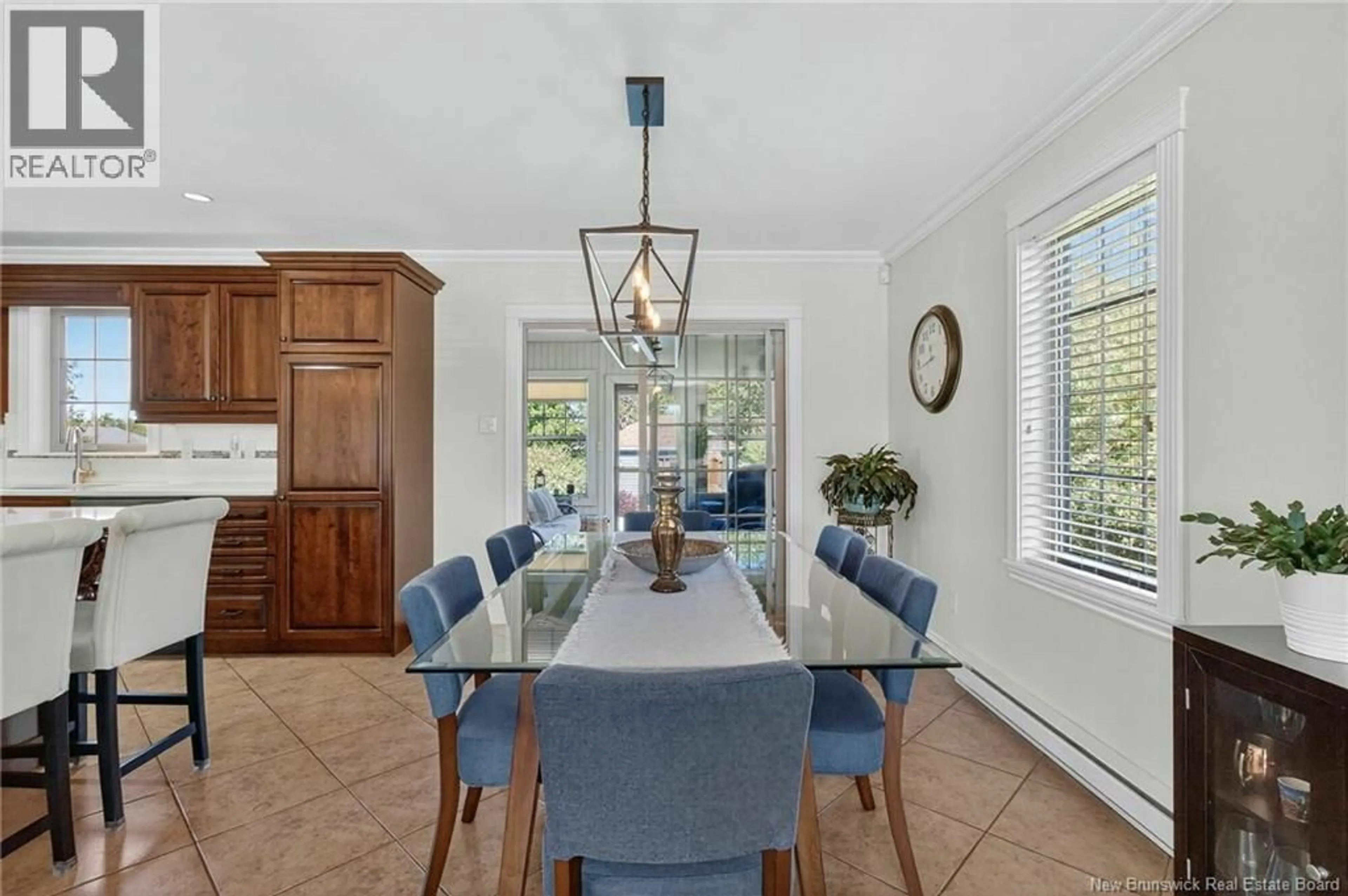 Dining room, ceramic/tile floor for 40 EUGENE COURT, Dieppe New Brunswick E1A0P2