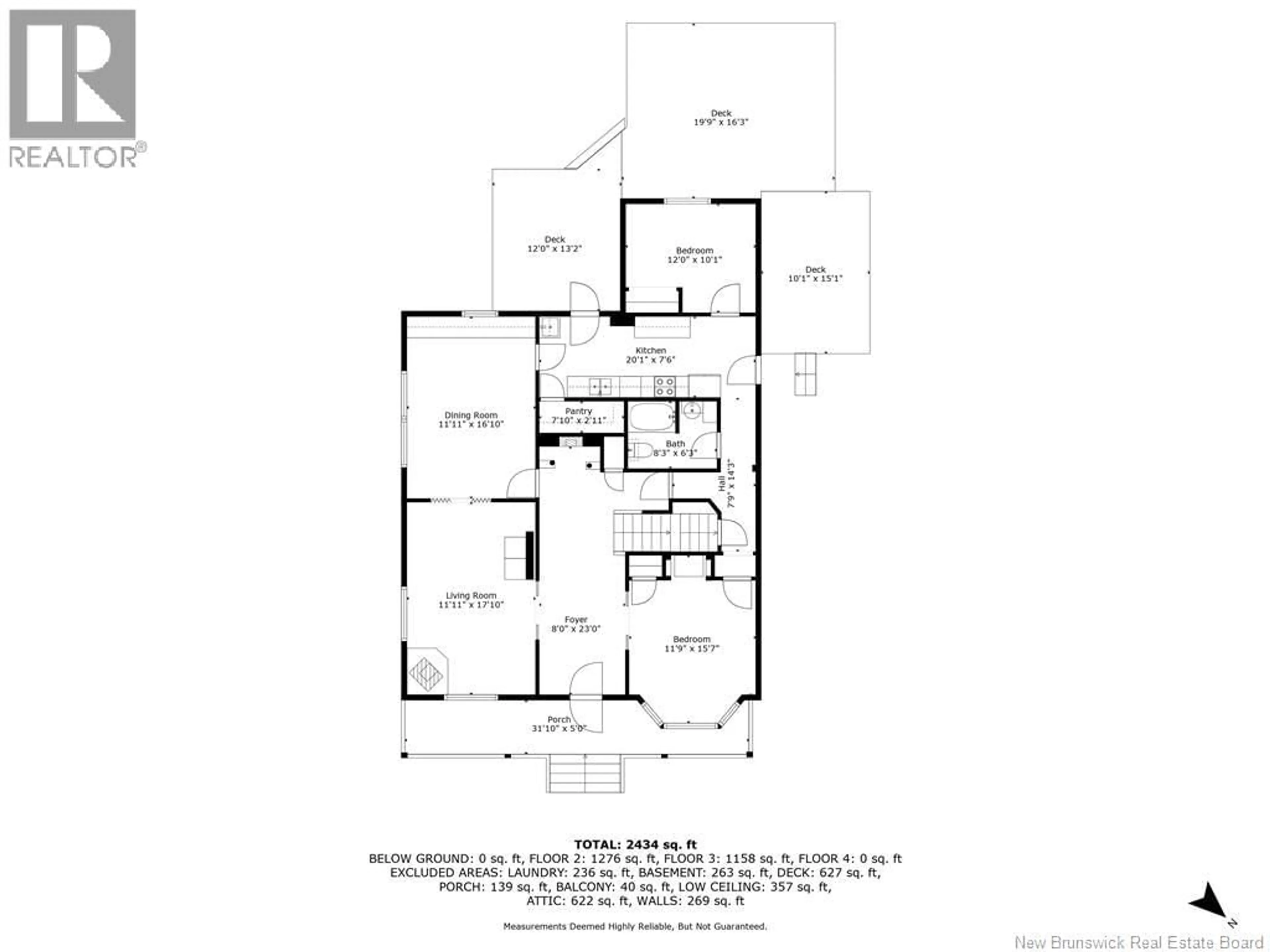 Floor plan for 215 REGENT STREET, Miramichi New Brunswick E1V2M9