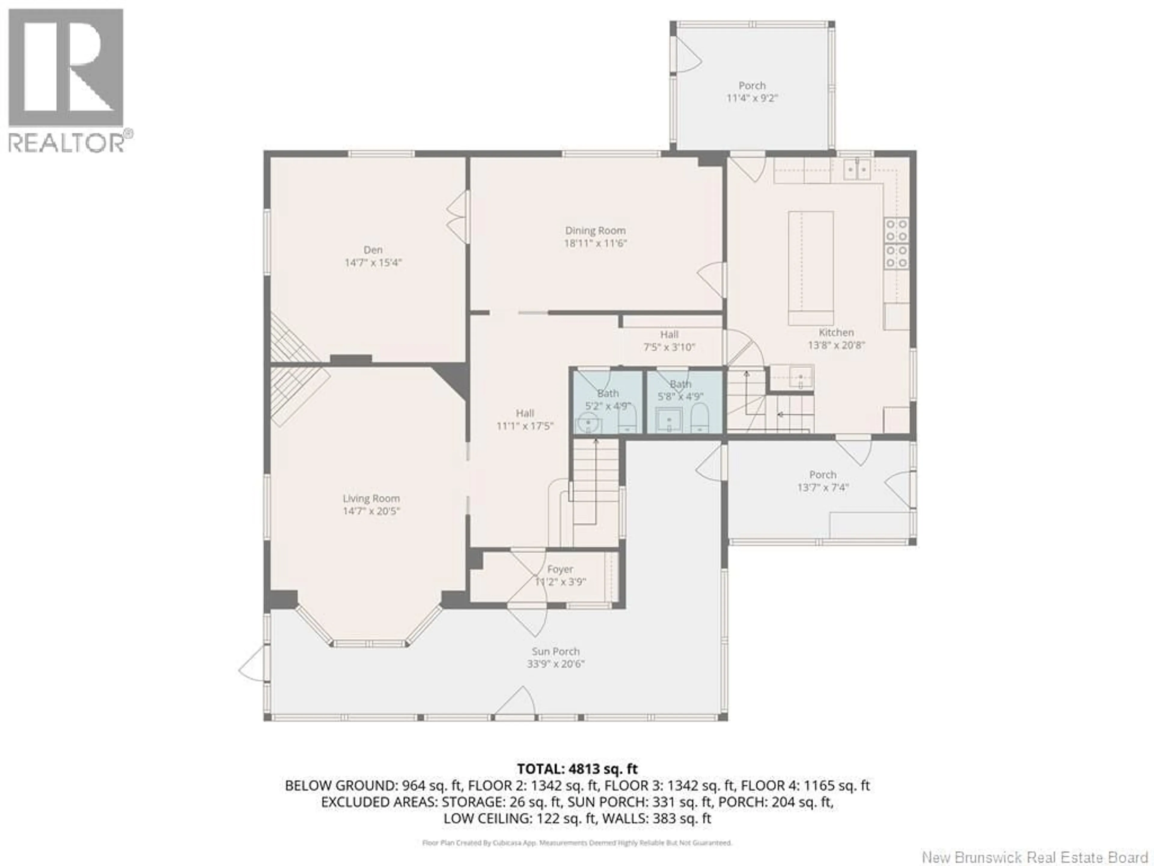 Floor plan for 24372 RTE 134, New Mills New Brunswick E8G1E6