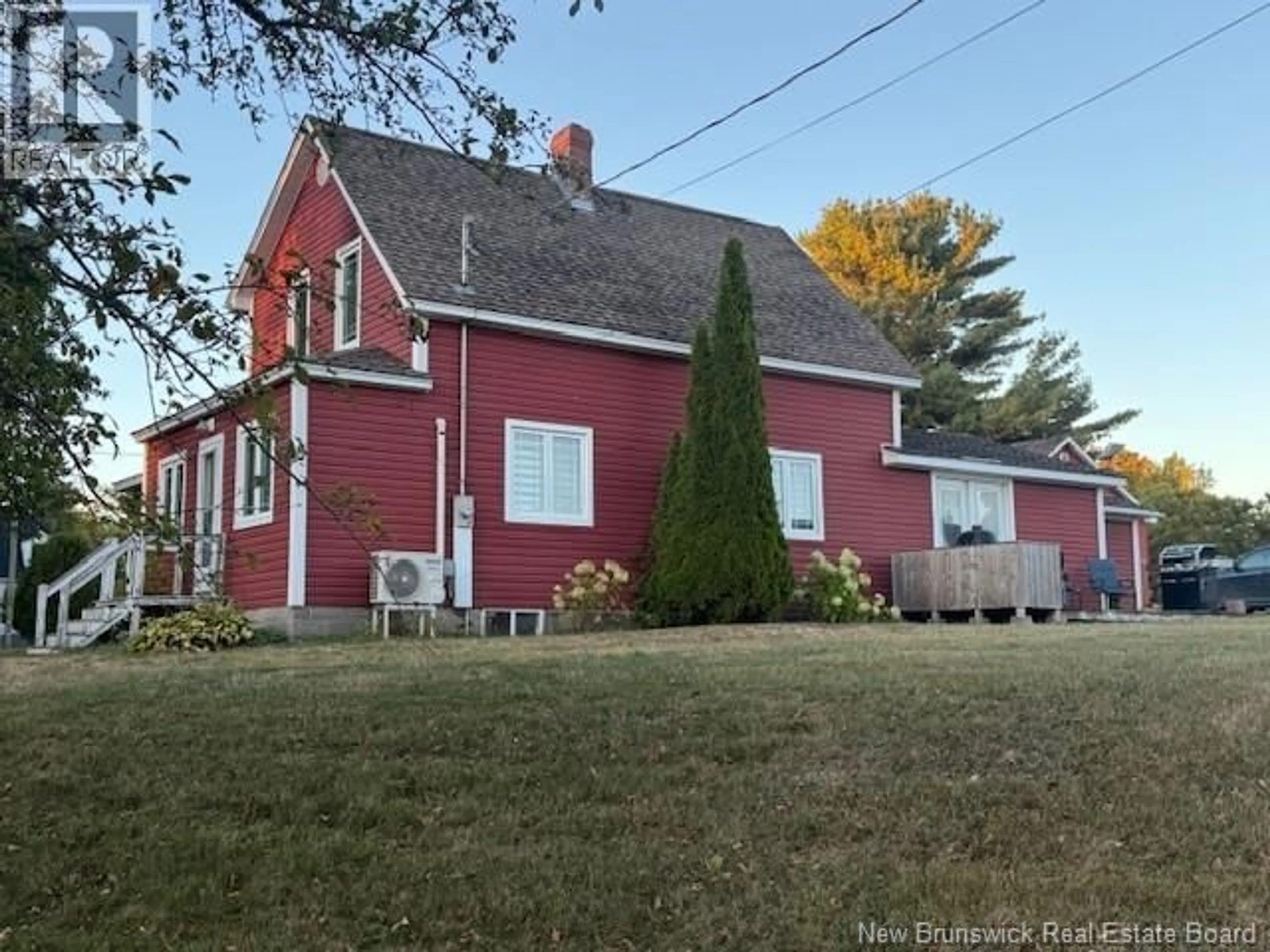 A pic from outside/outdoor area/front of a property/back of a property/a pic from drone, street for 31 RIVER ROAD, Elgin New Brunswick E4Z2H3