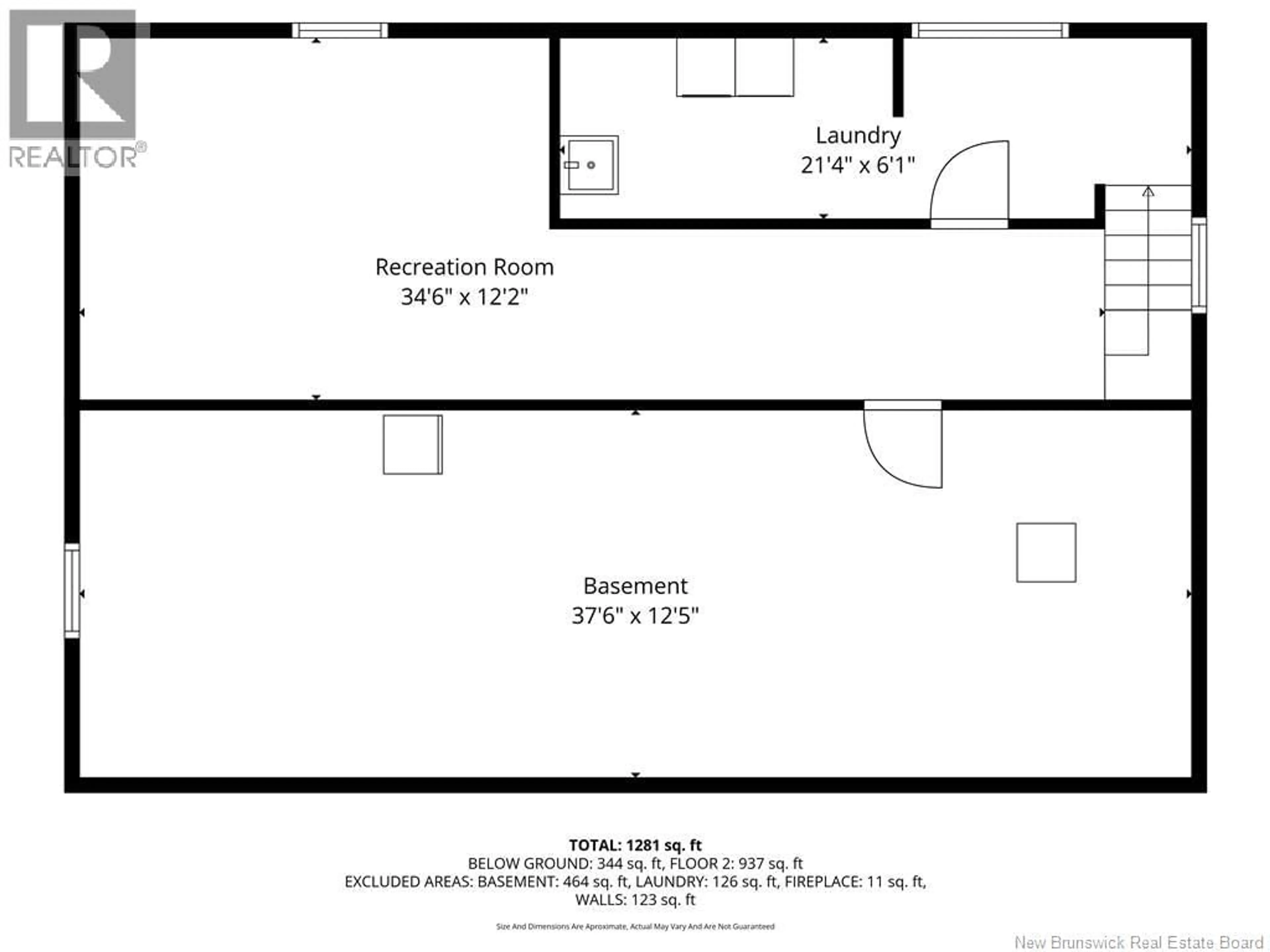 Floor plan for 83 WHITNEY, Moncton New Brunswick E1C8C5