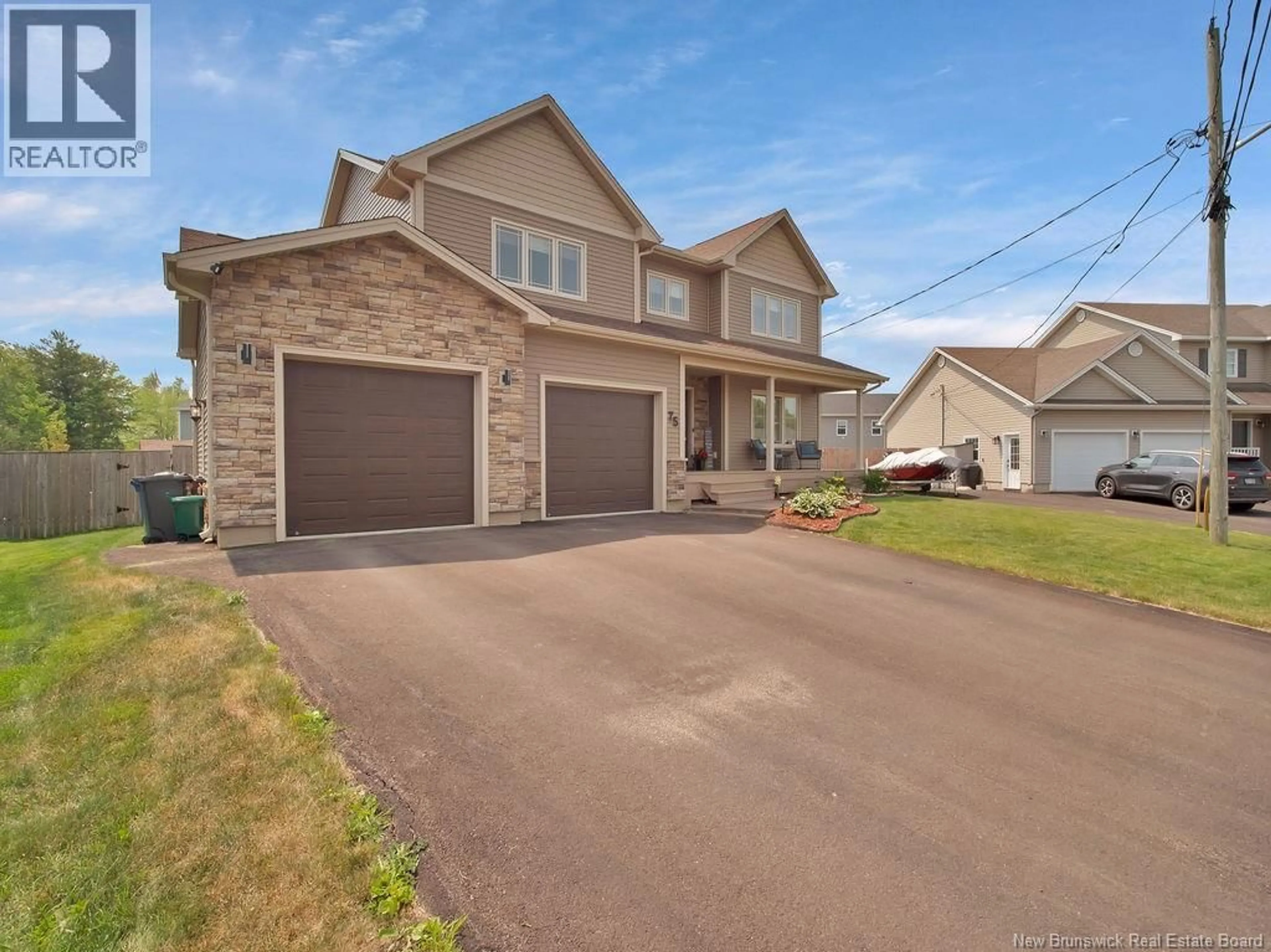 Home with brick exterior material, street for 75 SHIAJAN CRESCENT, Moncton New Brunswick E1G0L5