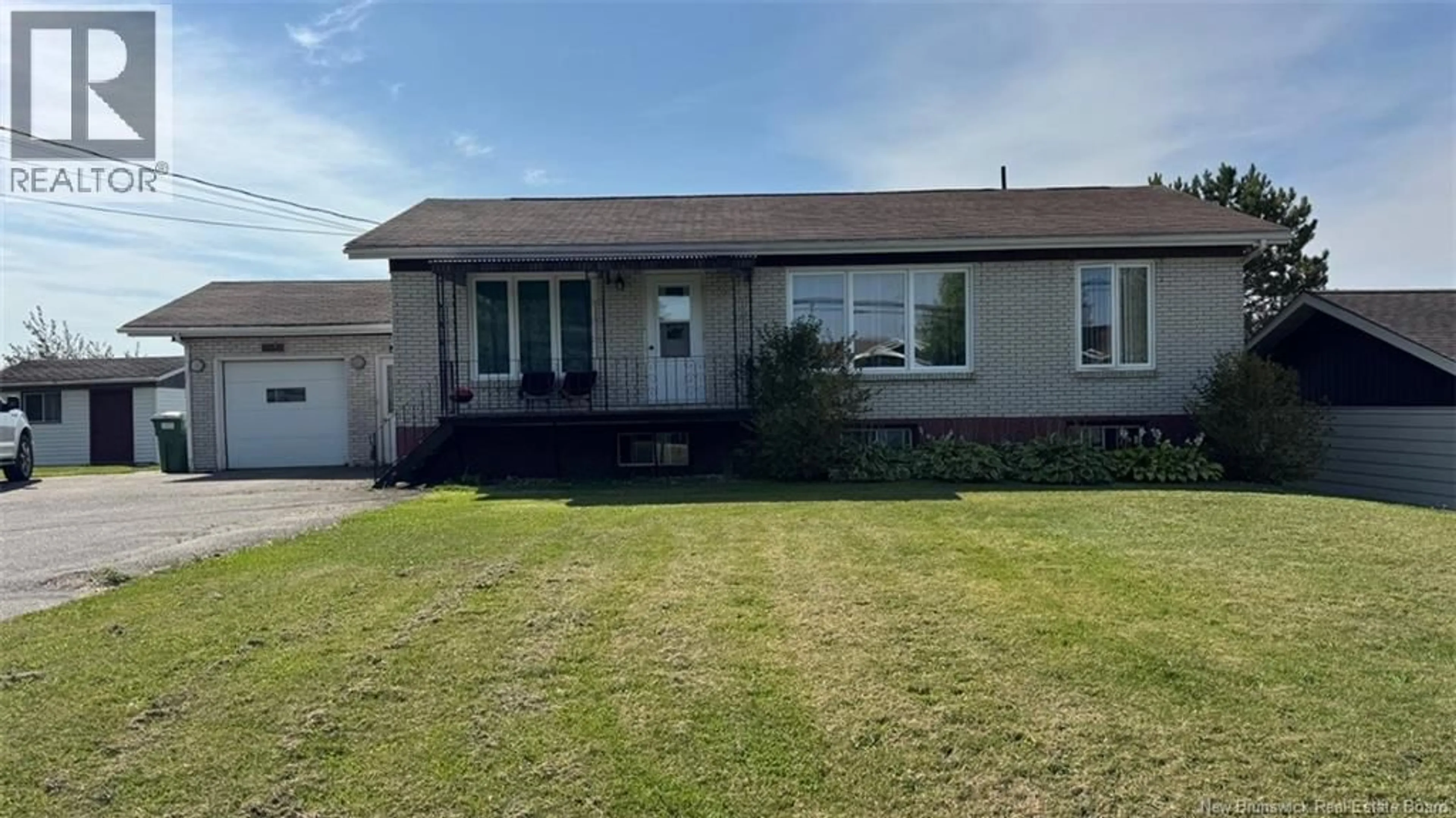 Home with vinyl exterior material, street for 1350 TOBIQUE ROAD, Drummond New Brunswick E3Y2N7