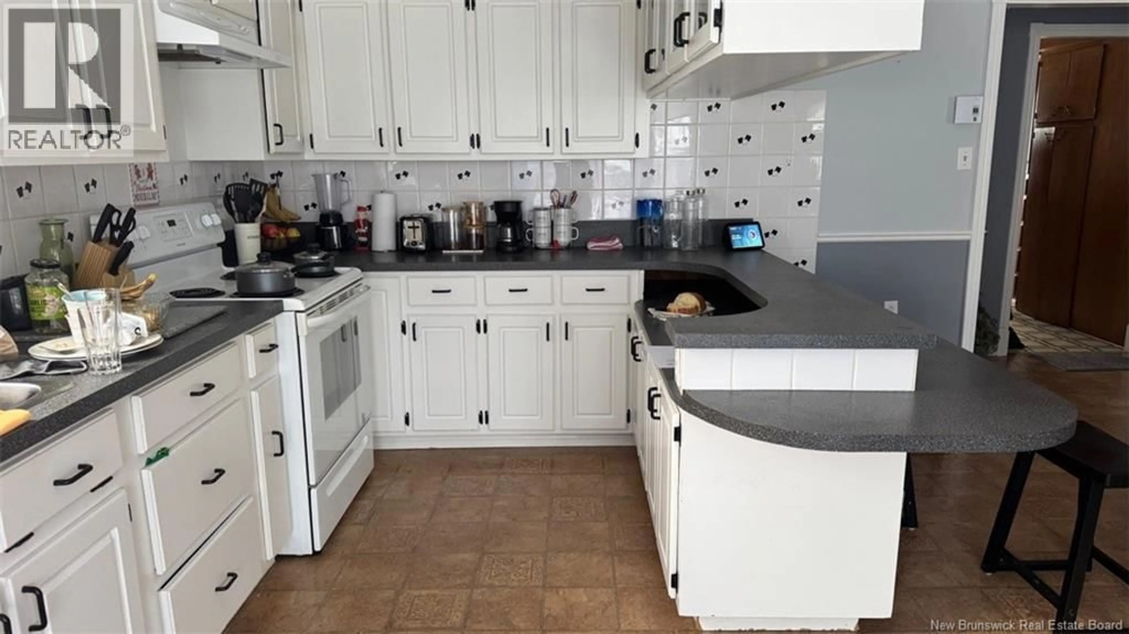 Standard kitchen, ceramic/tile floor for 1350 TOBIQUE ROAD, Drummond New Brunswick E3Y2N7