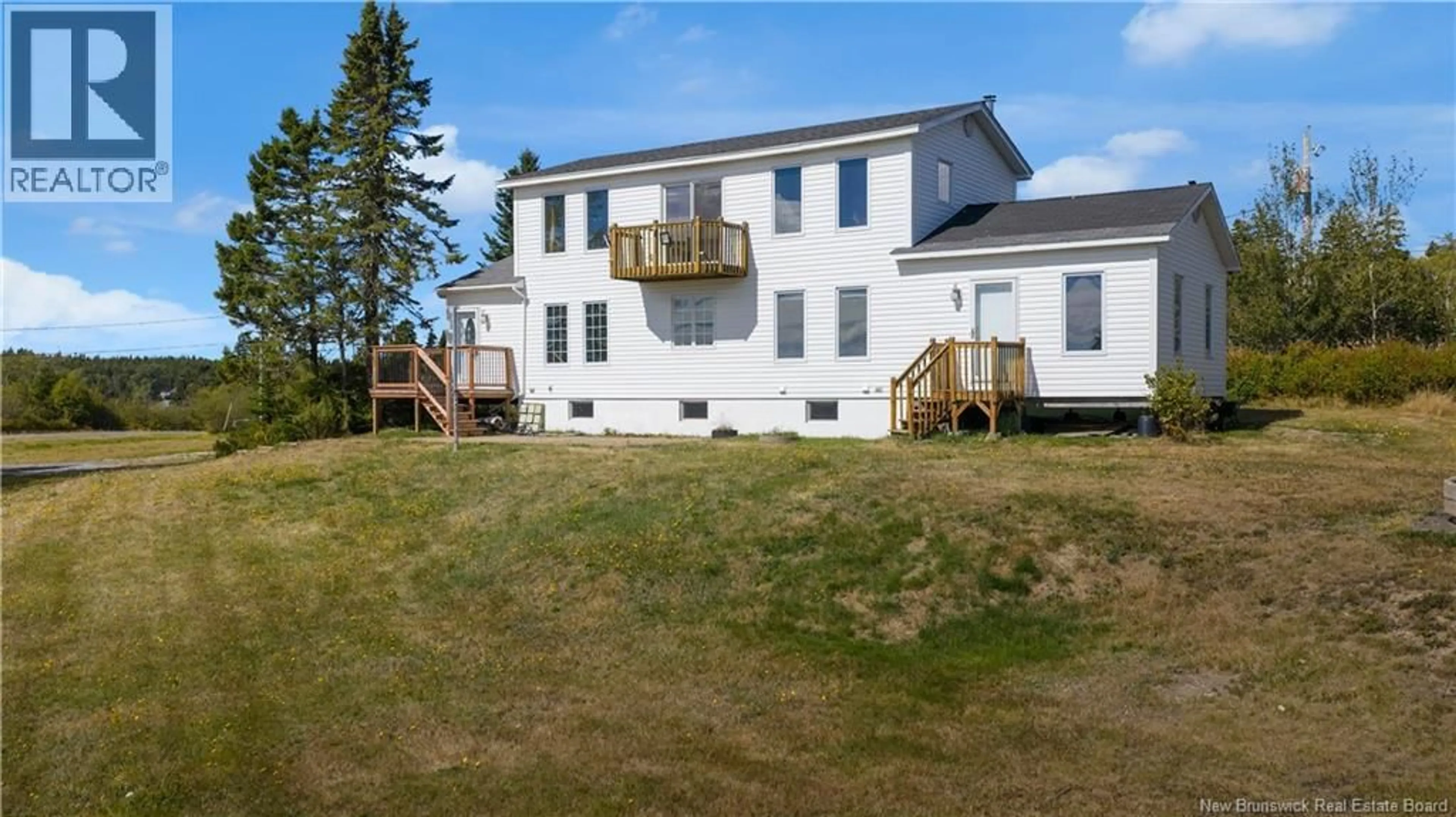 A pic from outside/outdoor area/front of a property/back of a property/a pic from drone, unknown for 5 BAYVIEW DRIVE, Pocologan New Brunswick E5J1B5