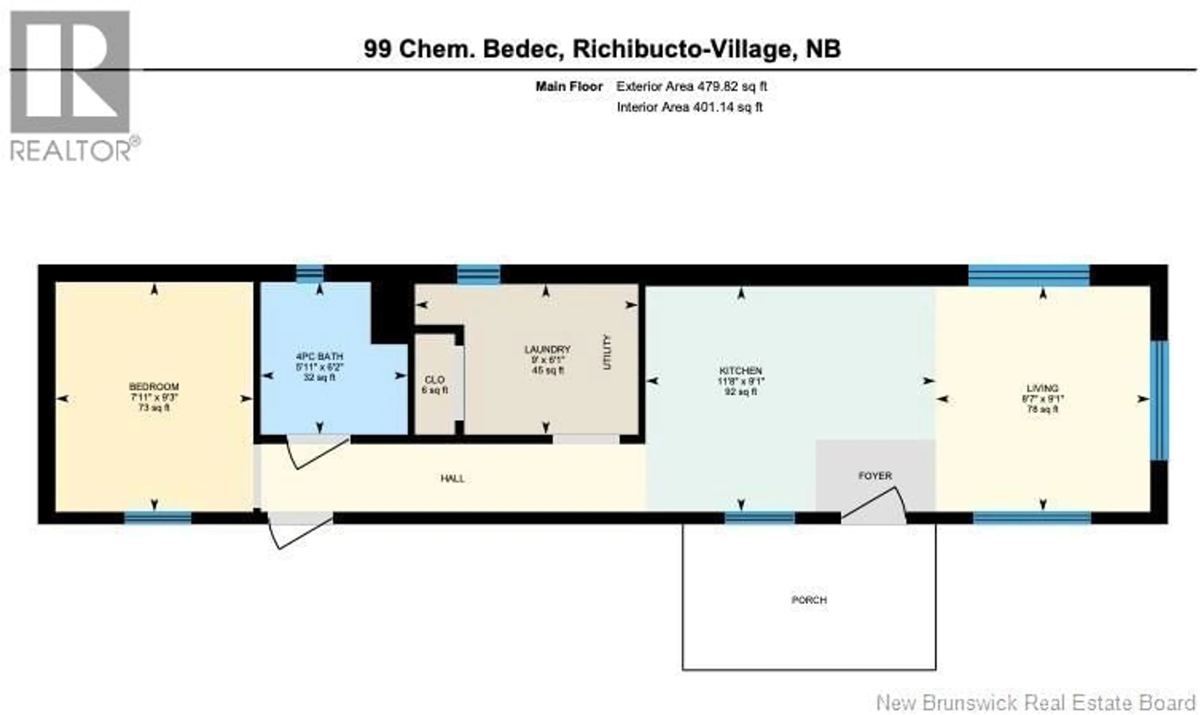 Floor plan for 99 BEDEC ROAD, Richibouctou-Village New Brunswick E4W1A6