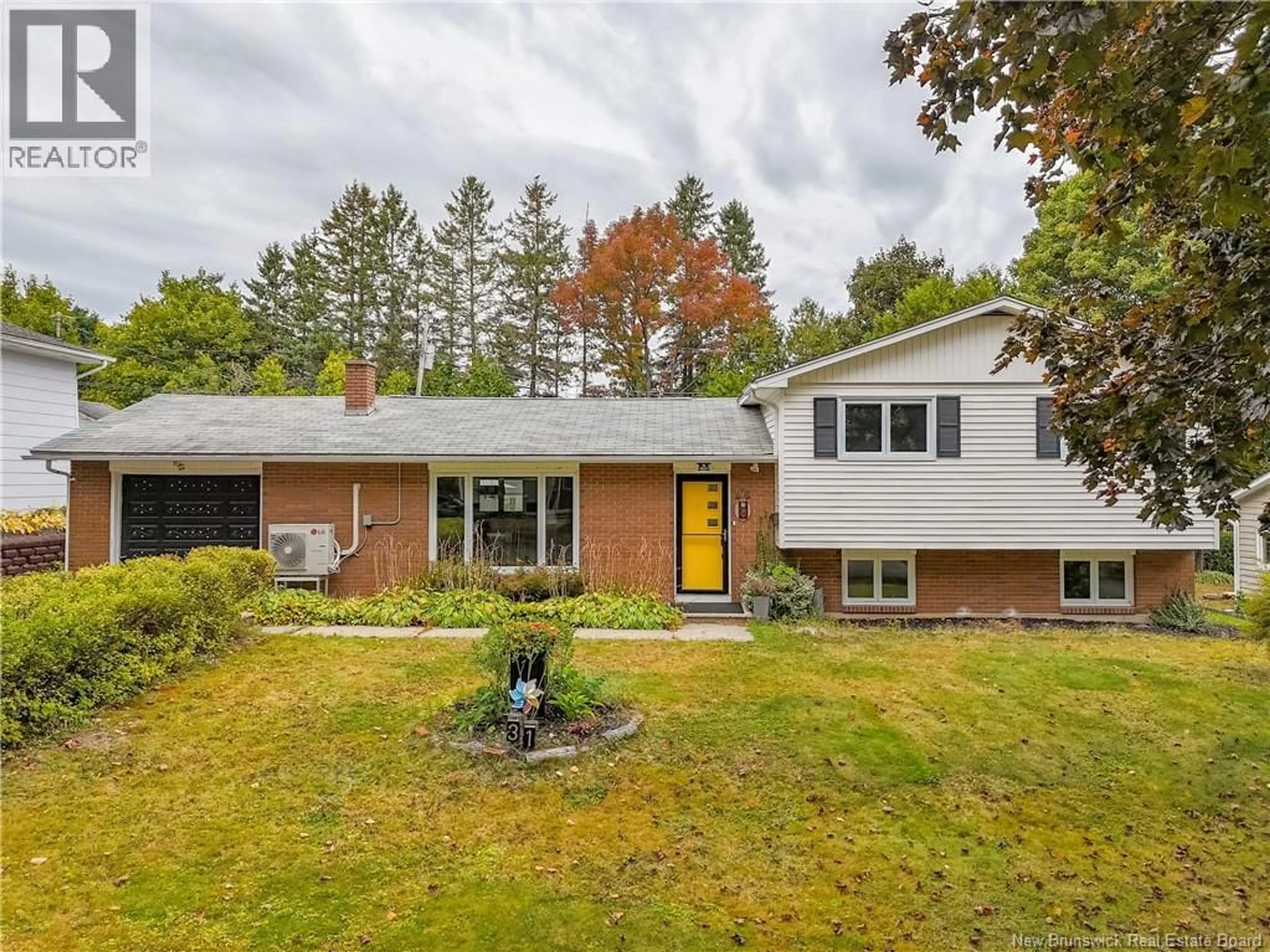 Home with brick exterior material, street for 31 CAMERON COURT, Fredericton New Brunswick E3B2R9
