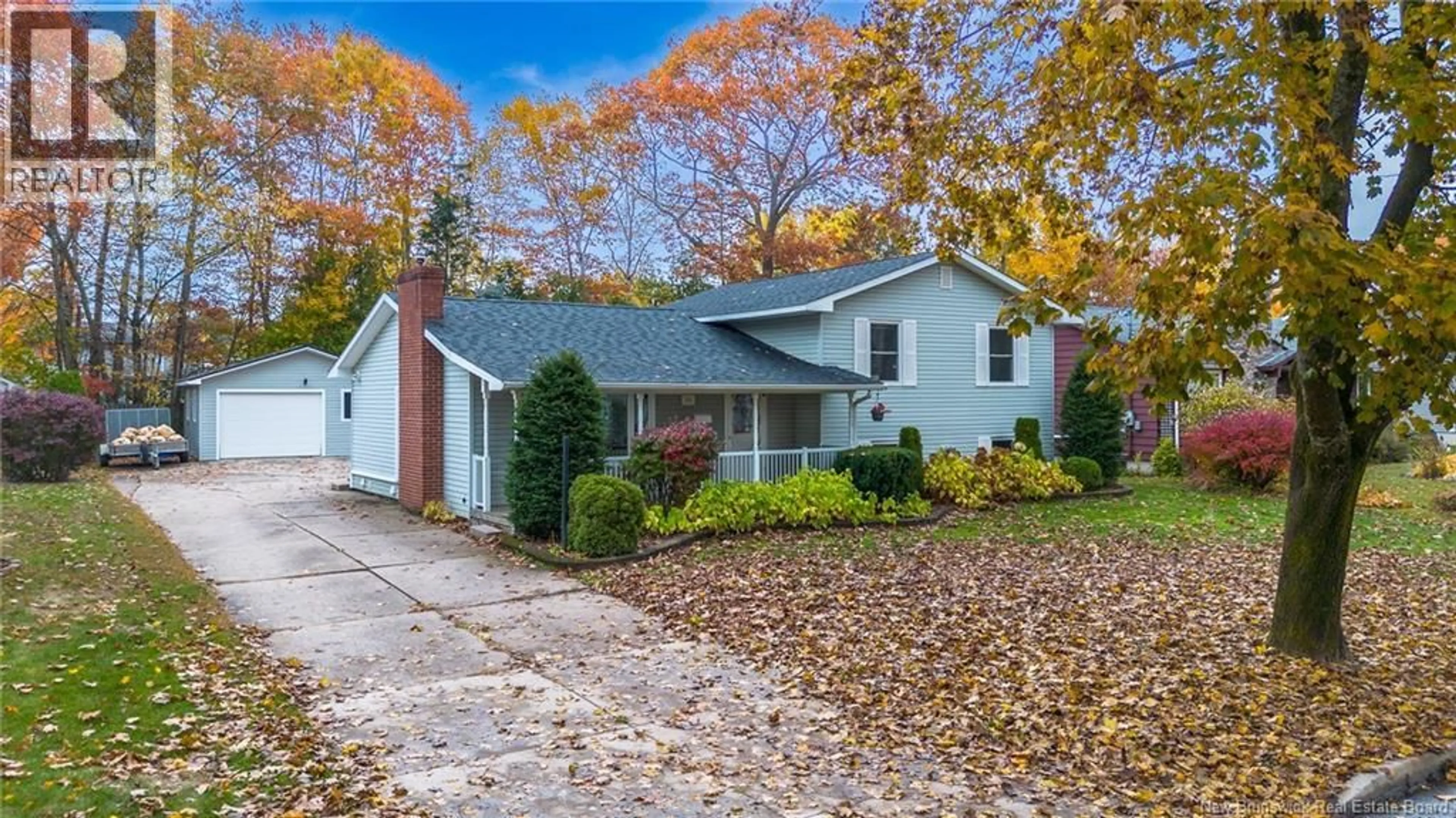 Home with vinyl exterior material, street for 14 HARTT STREET, Fredericton New Brunswick E3A4X1
