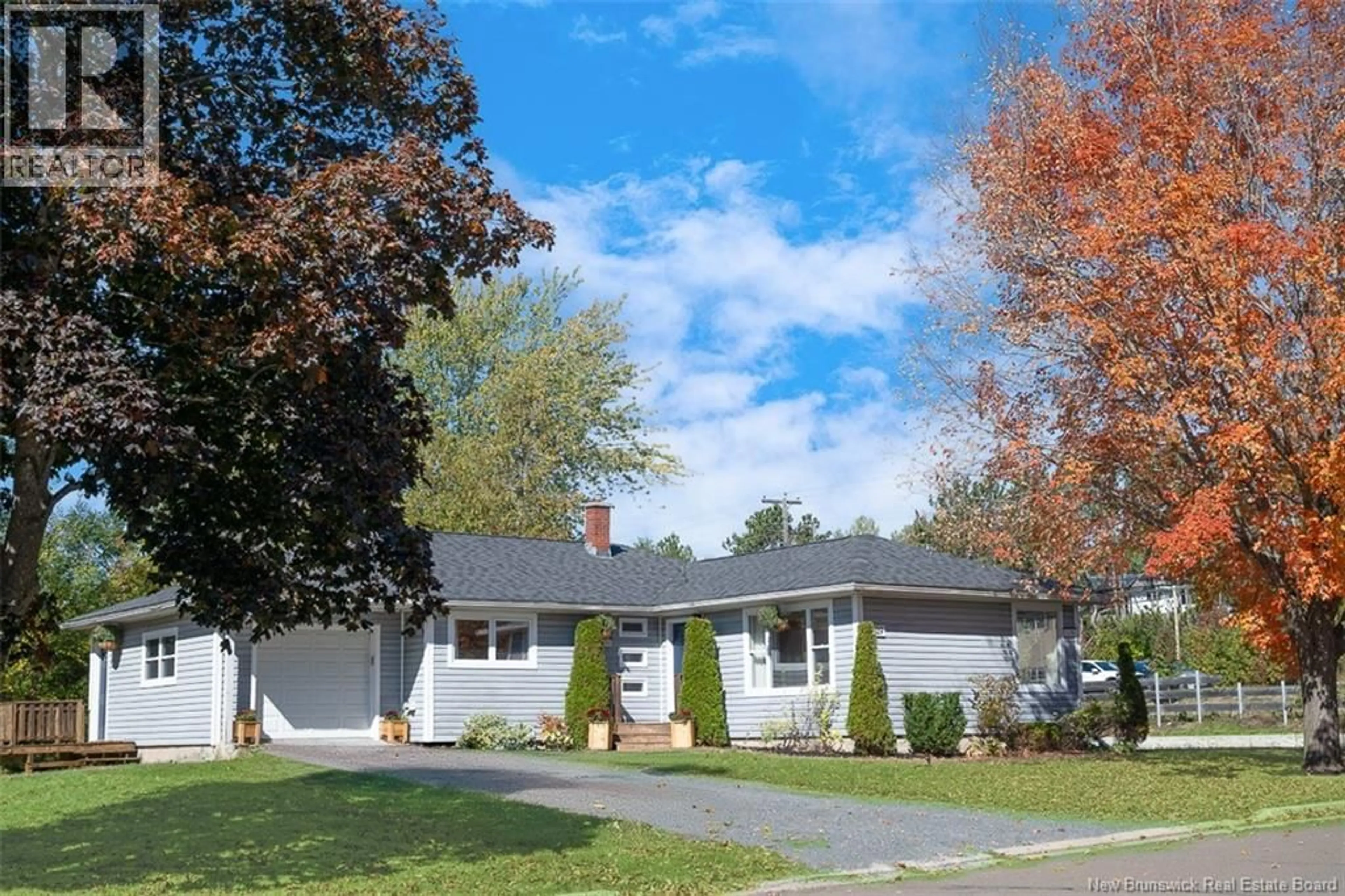 Home with vinyl exterior material, street for 119 MOSS AVENUE, Fredericton New Brunswick E3A2G2