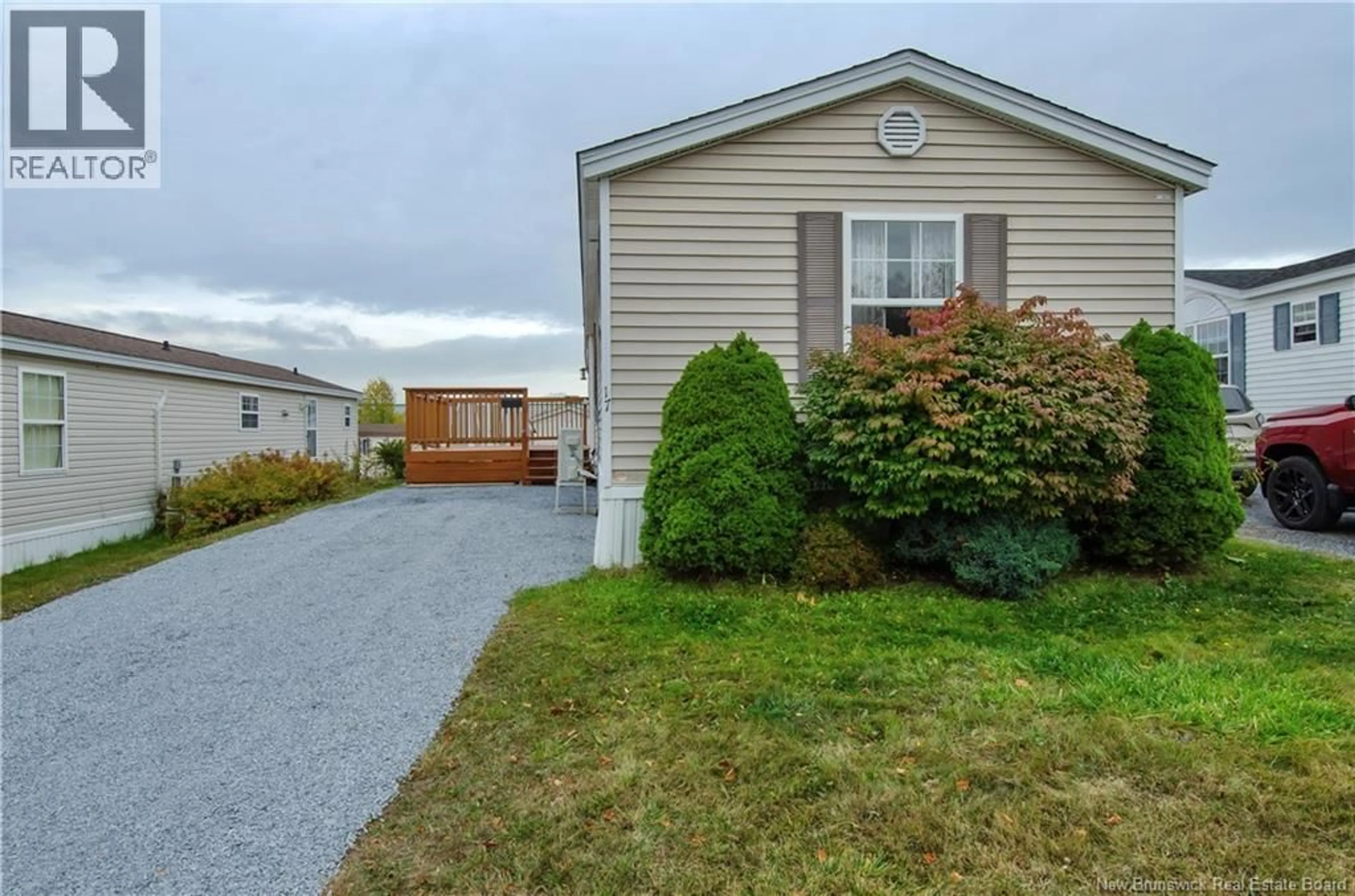 Home with vinyl exterior material, street for 17 QUAIL COURT, Saint John New Brunswick E2J5A1