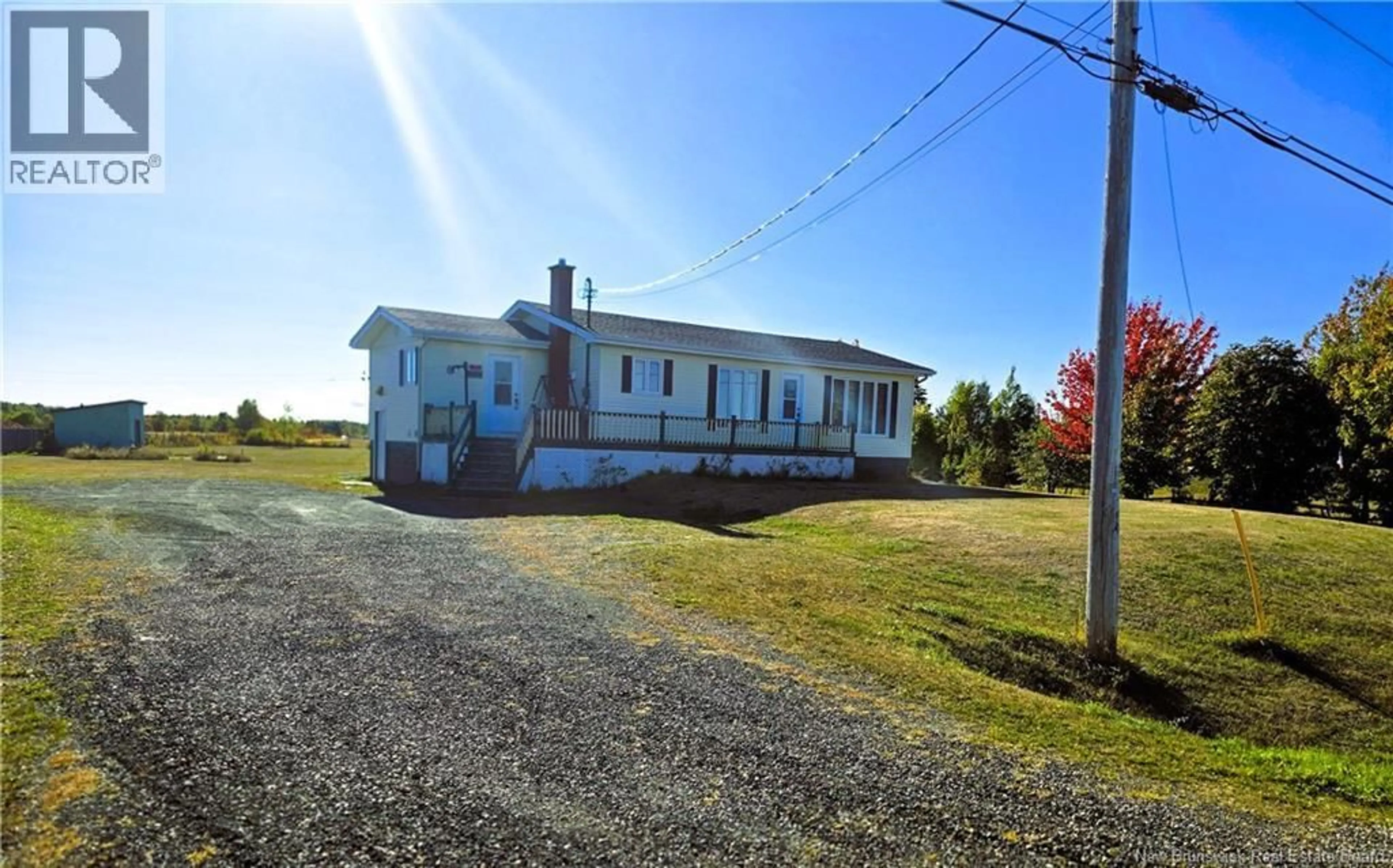 A pic from outside/outdoor area/front of a property/back of a property/a pic from drone, building for 2081 CHEMIN FOUR ROADS CHEMIN, Inkerman New Brunswick E8P1B2