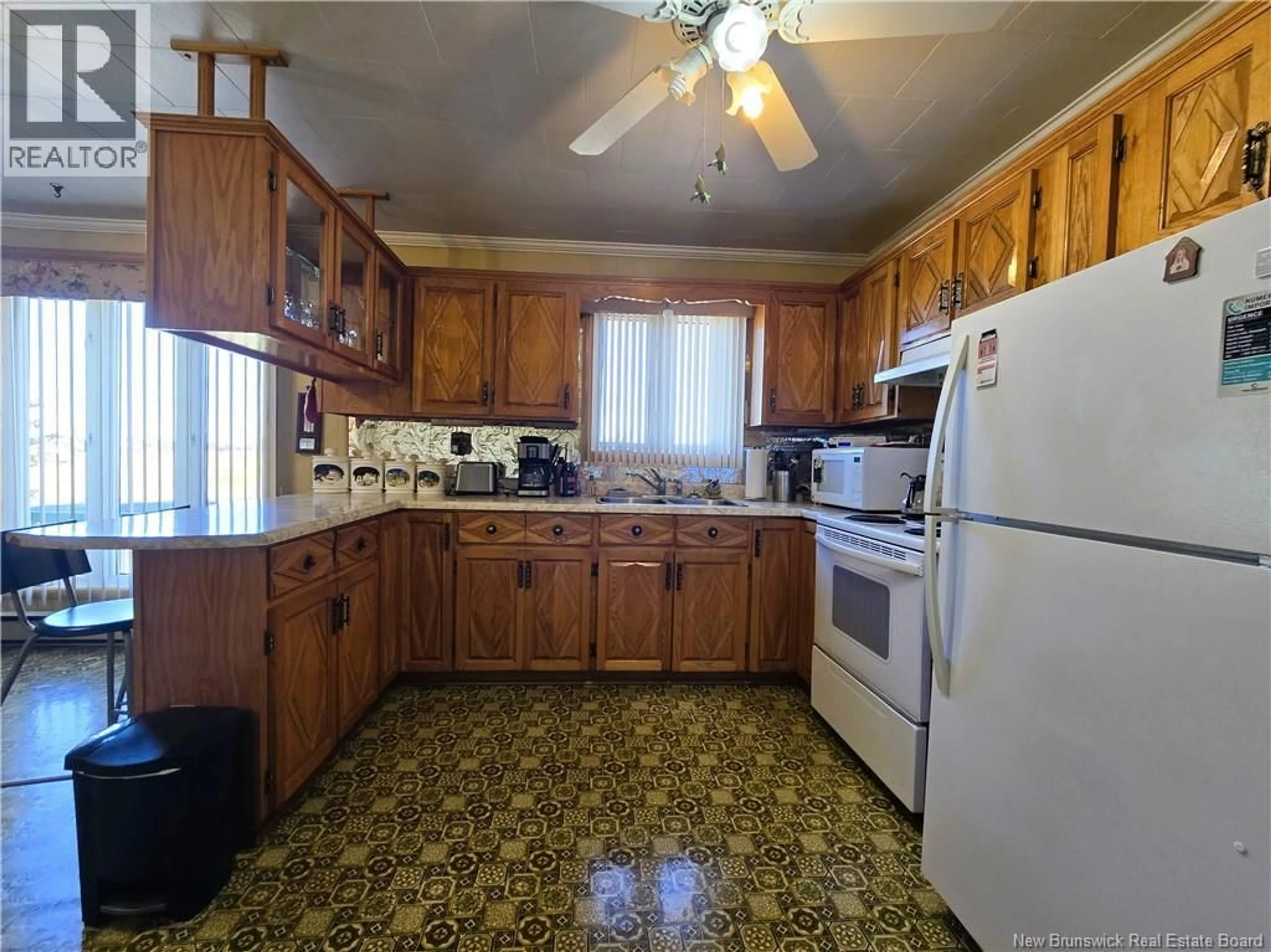 Standard kitchen, ceramic/tile floor for 2081 CHEMIN FOUR ROADS CHEMIN, Inkerman New Brunswick E8P1B2