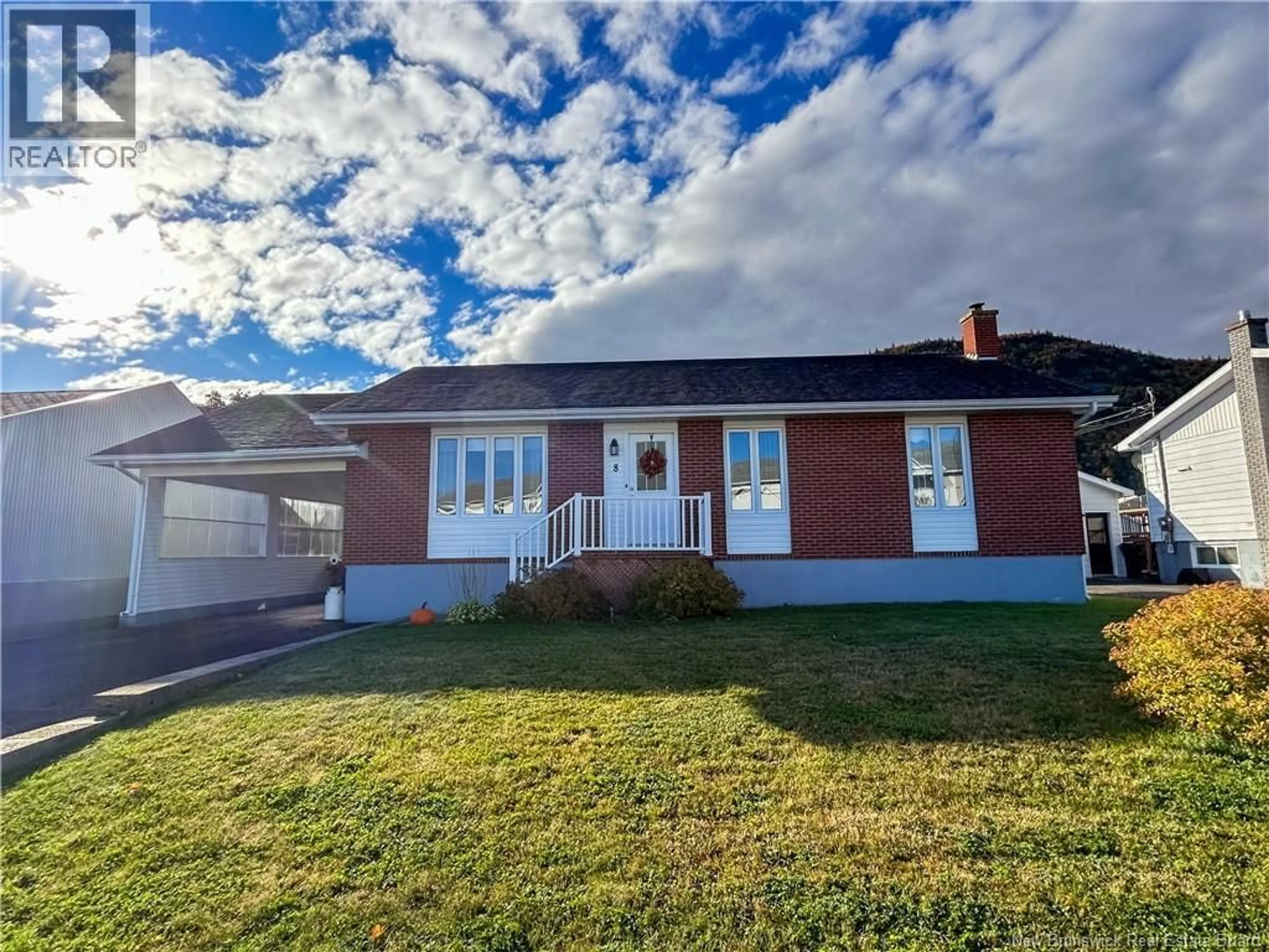 A pic from outside/outdoor area/front of a property/back of a property/a pic from drone, street for 8 ILA STREET, Campbellton New Brunswick E3N3L6