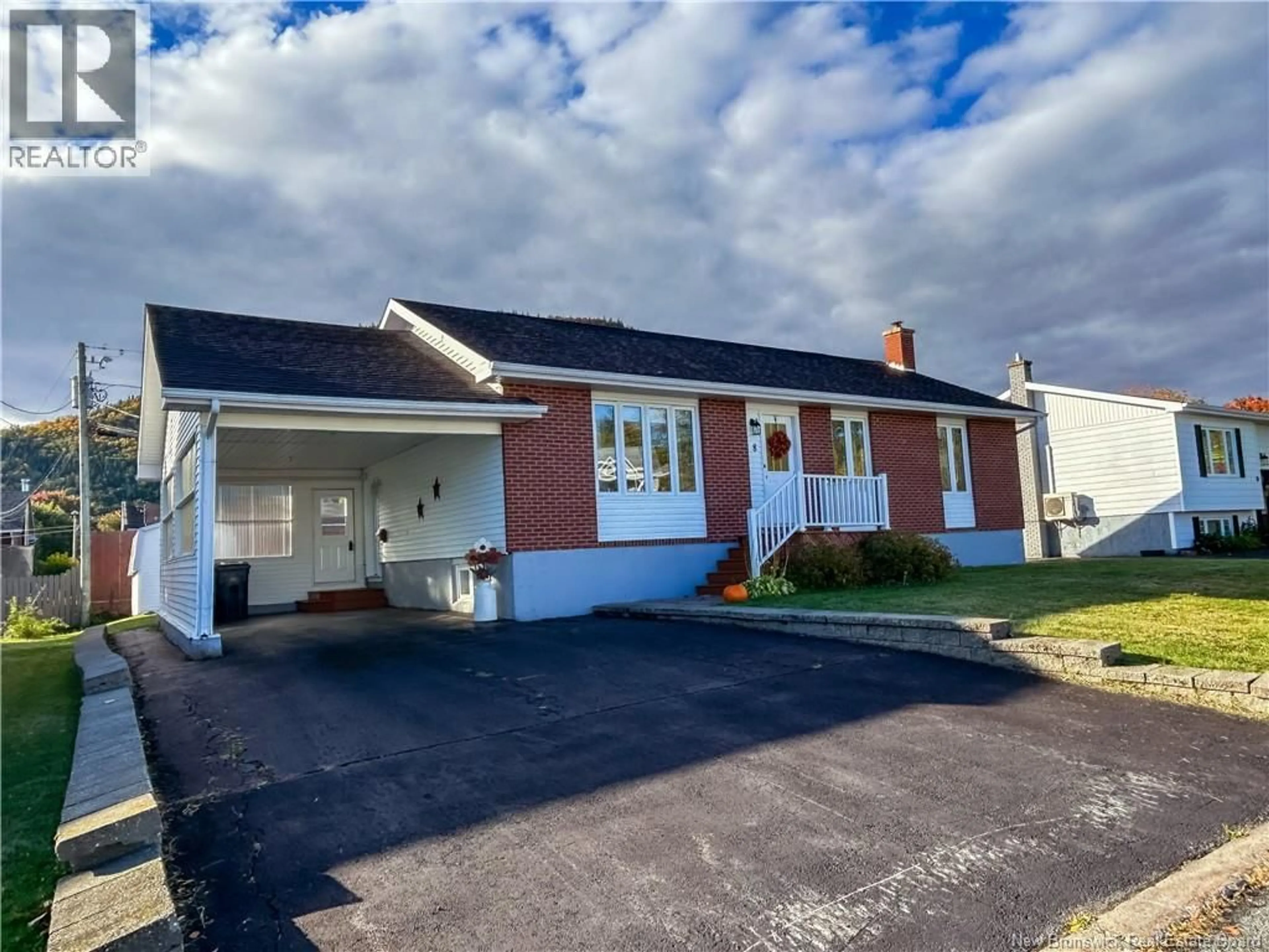 A pic from outside/outdoor area/front of a property/back of a property/a pic from drone, street for 8 ILA STREET, Campbellton New Brunswick E3N3L6