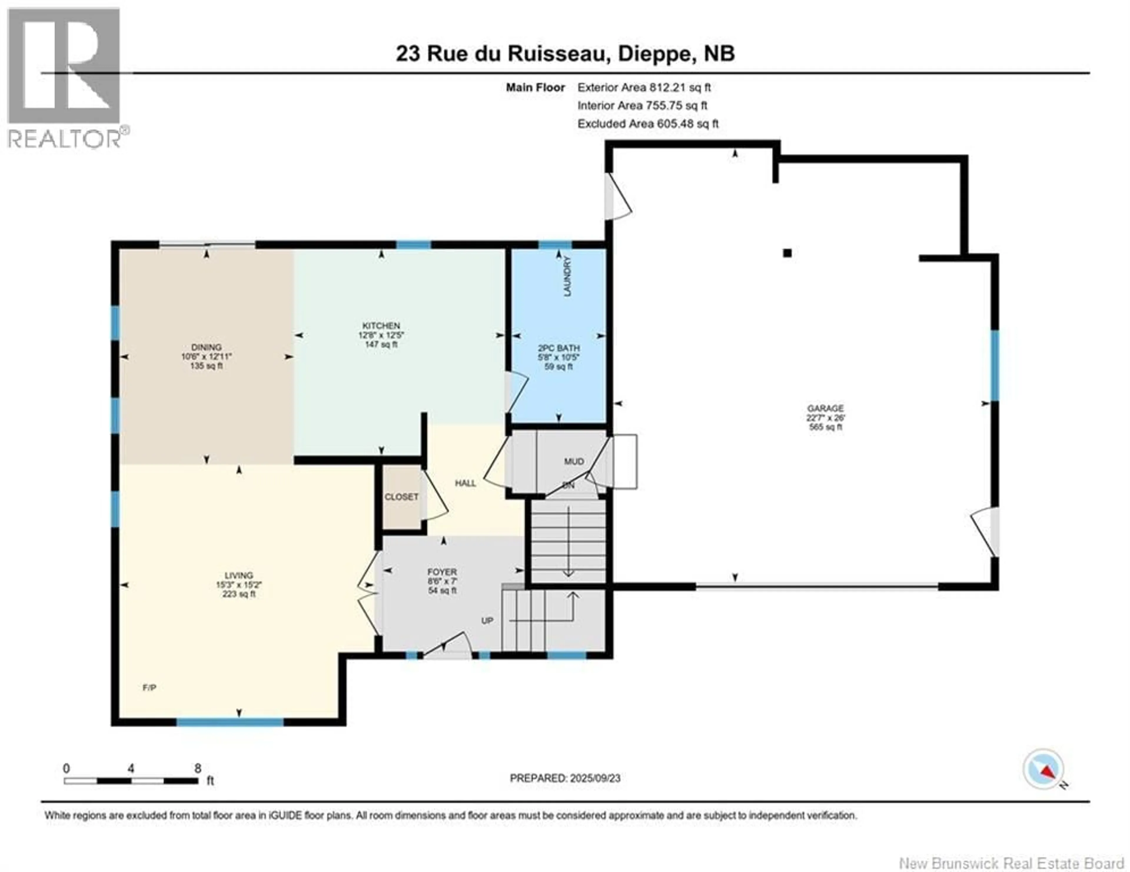 Floor plan for 23 DU RUISSEAU STREET, Dieppe New Brunswick E1A7Z8