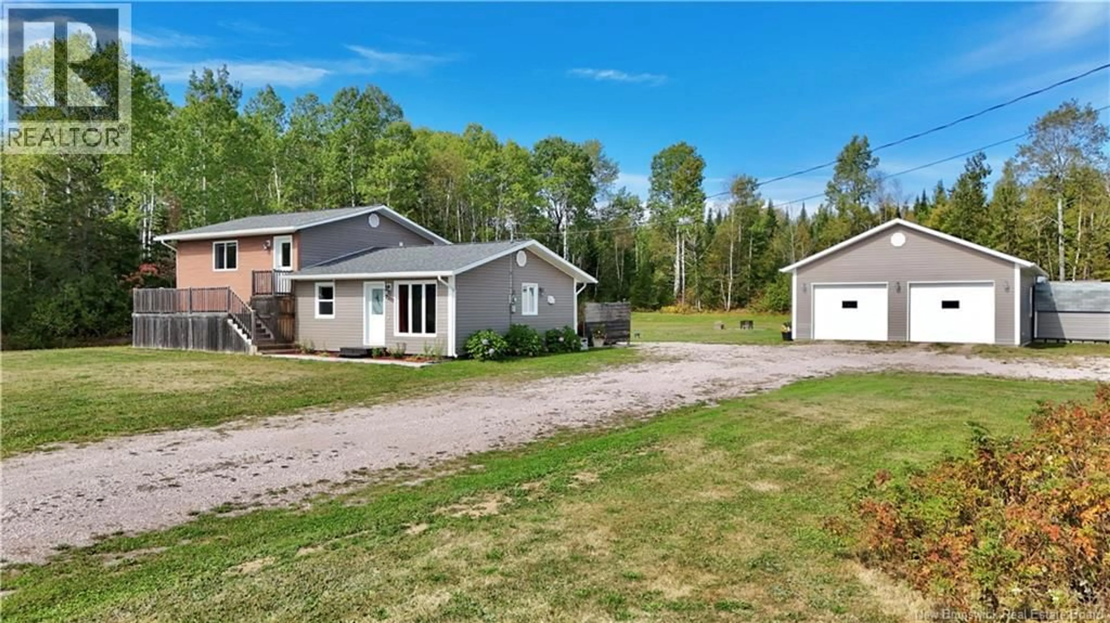 A pic from outside/outdoor area/front of a property/back of a property/a pic from drone, street for 2270 SORMANY, Sormany New Brunswick E8K2Z1