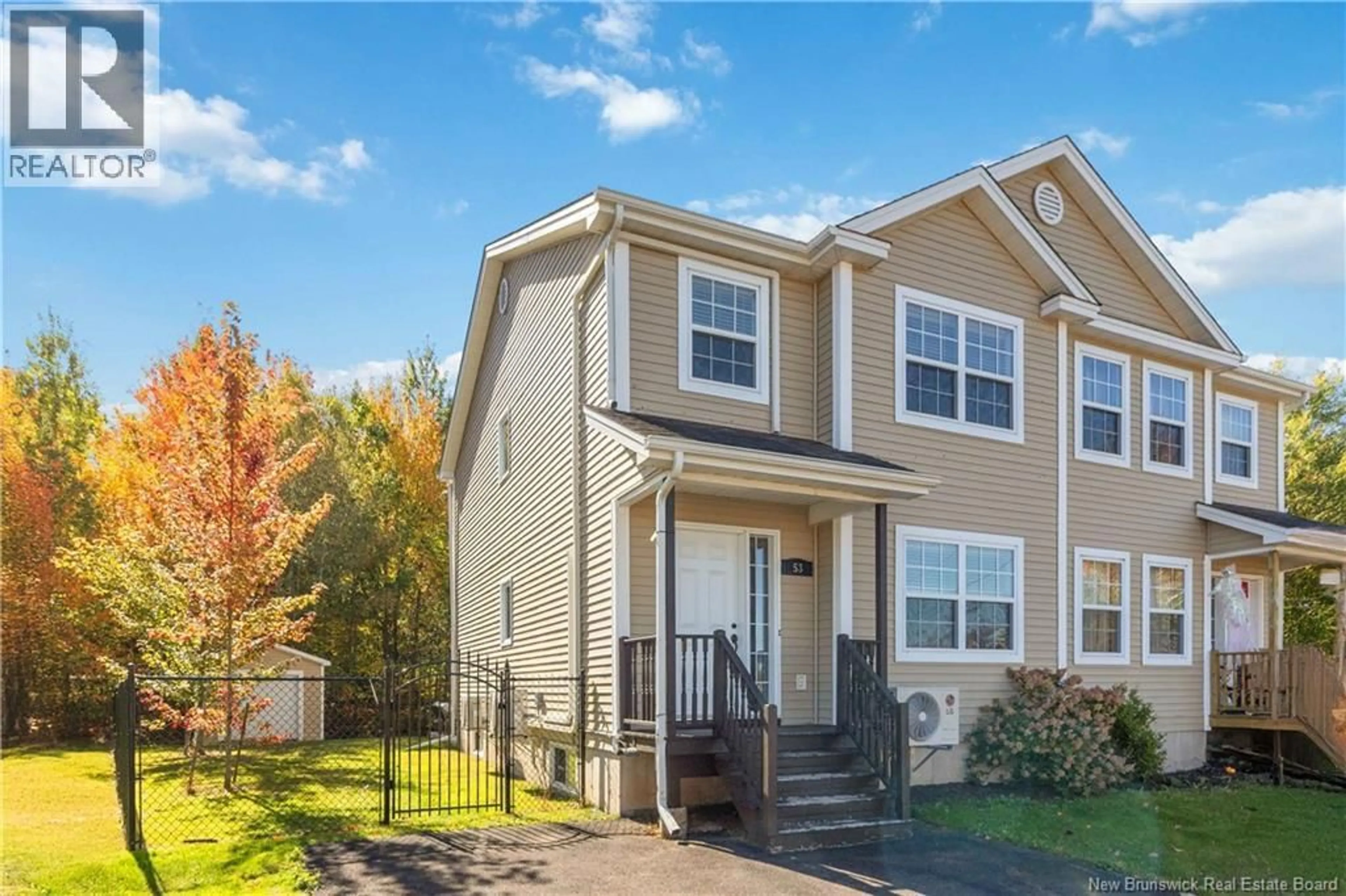 Home with vinyl exterior material, street for 53 DES ERABLES, Dieppe New Brunswick E1A8X7