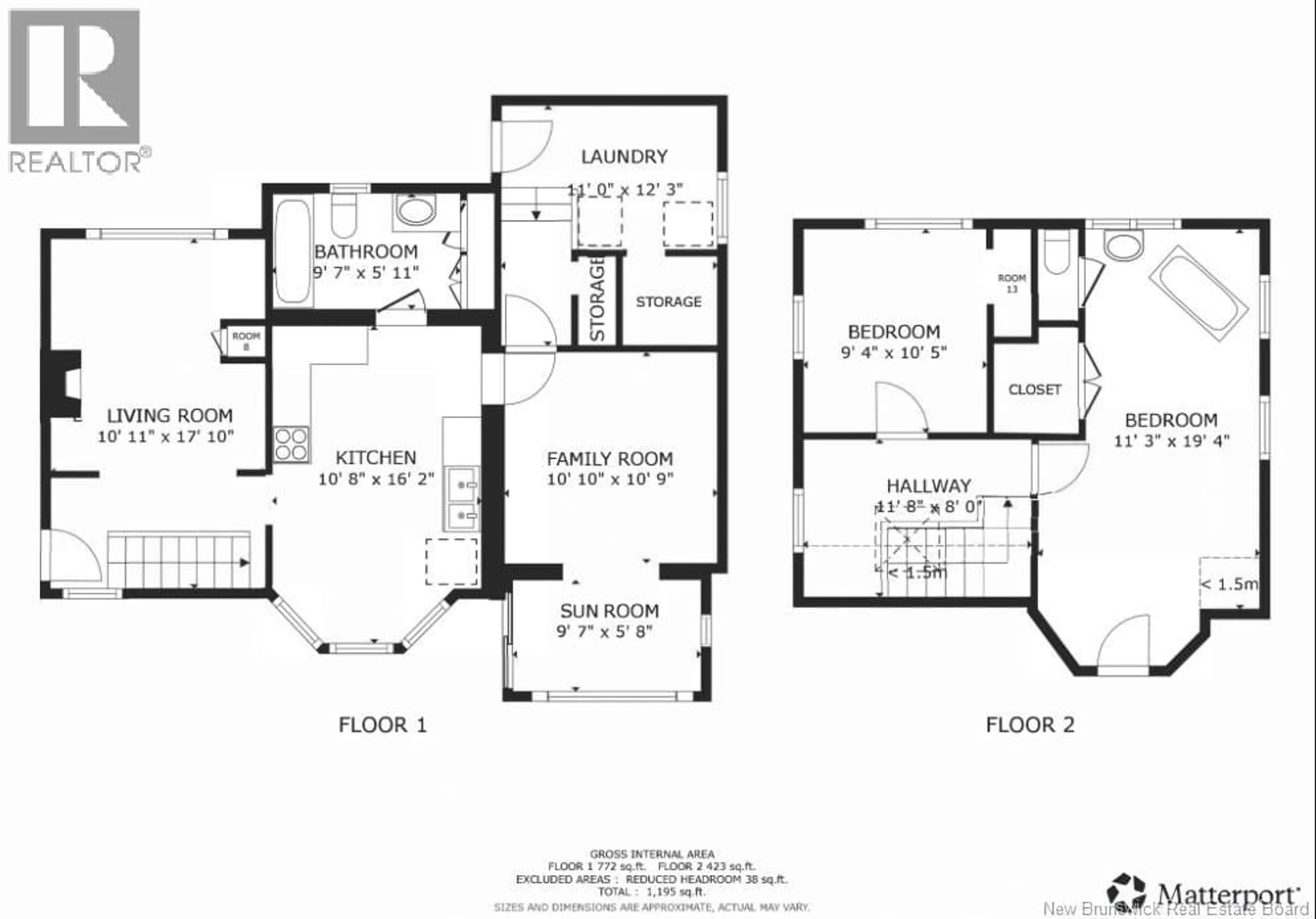 Floor plan for 1960 WOODSTOCK ROAD, Fredericton New Brunswick E3C1L3