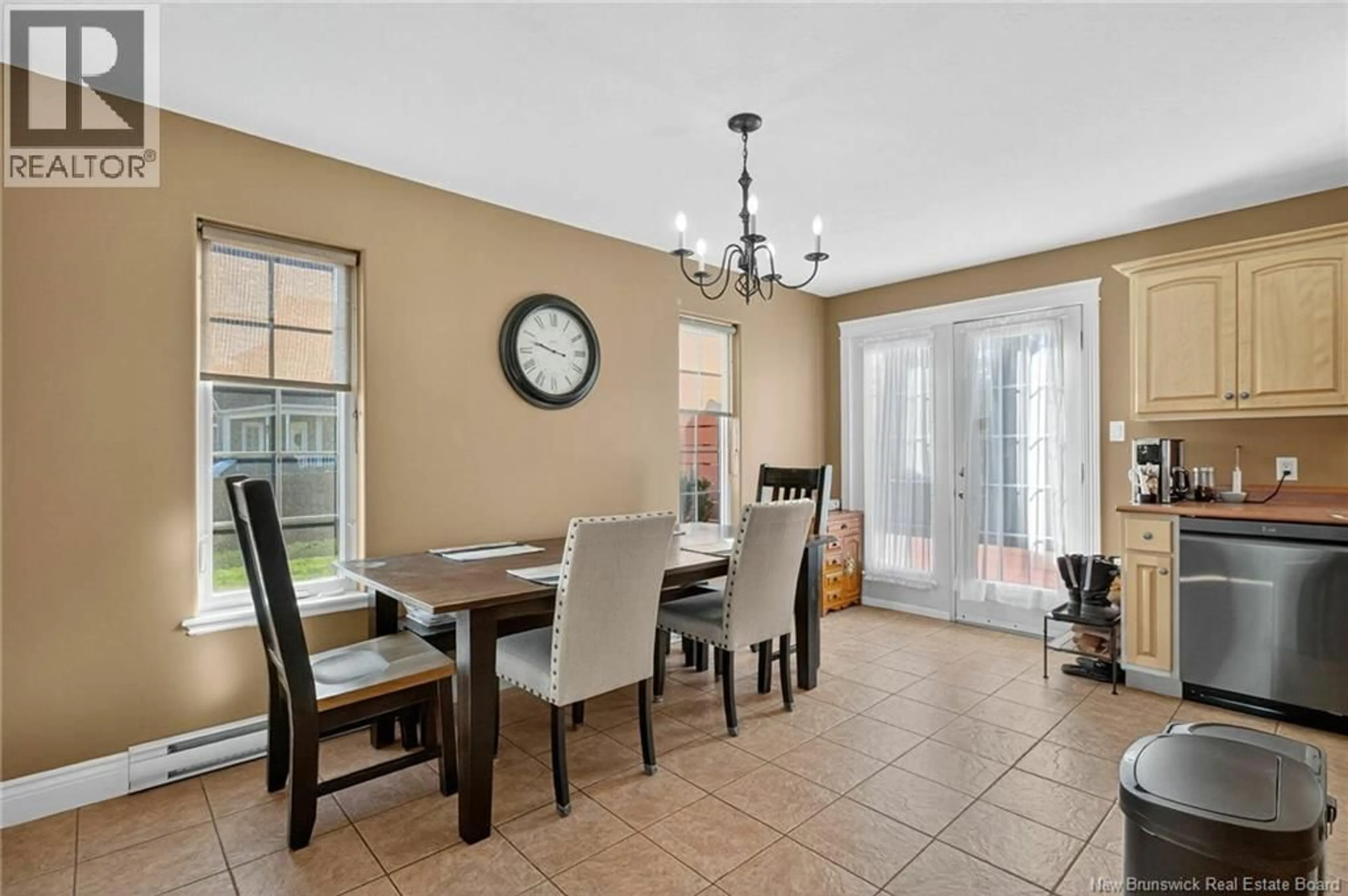 Dining room, ceramic/tile floor for 16 CORTLAND COURT, Moncton New Brunswick E1A8C2