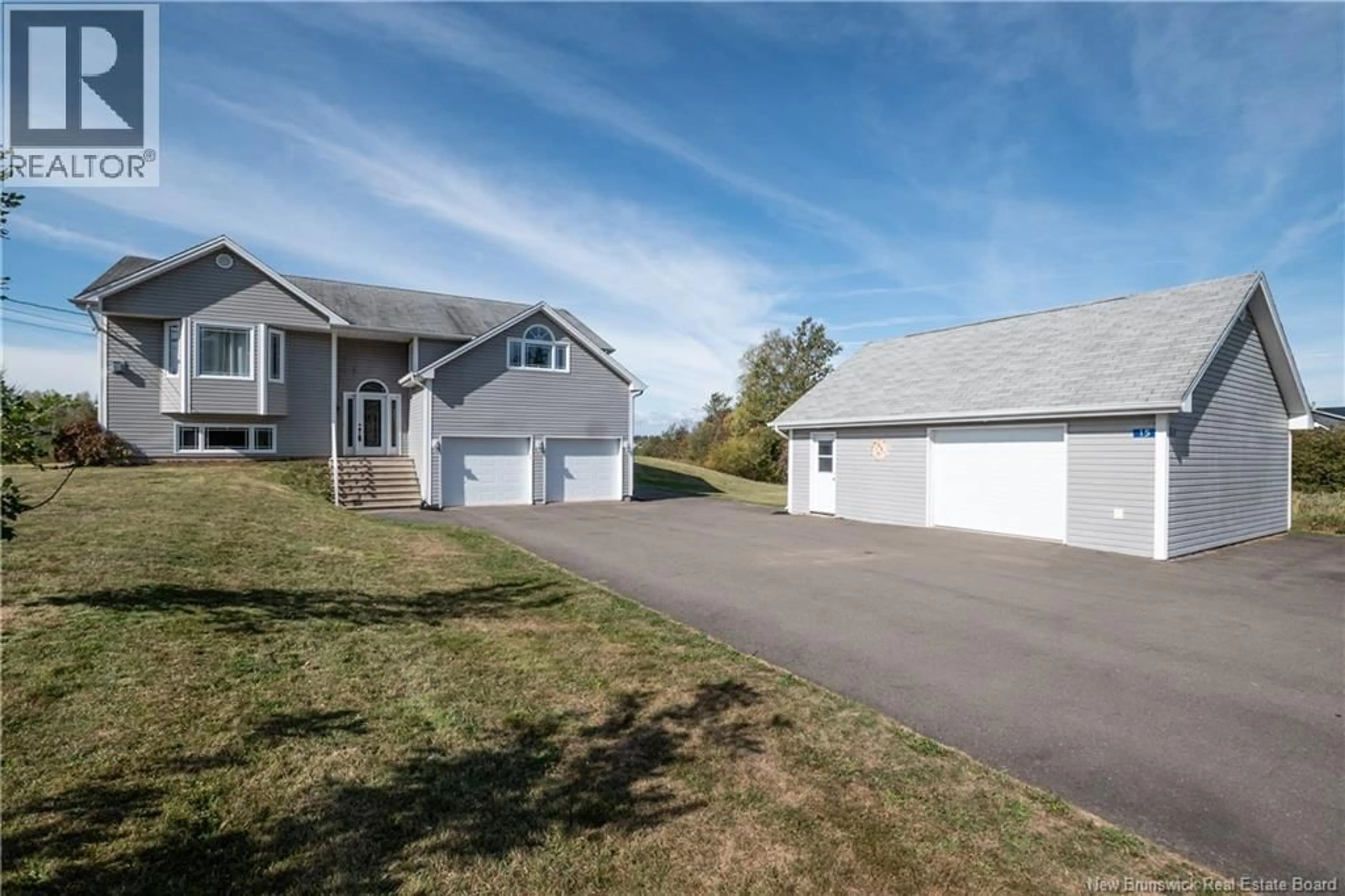 A pic from outside/outdoor area/front of a property/back of a property/a pic from drone, street for 15 RITCHIE ROAD, Upper Coverdale New Brunswick E4J1V2