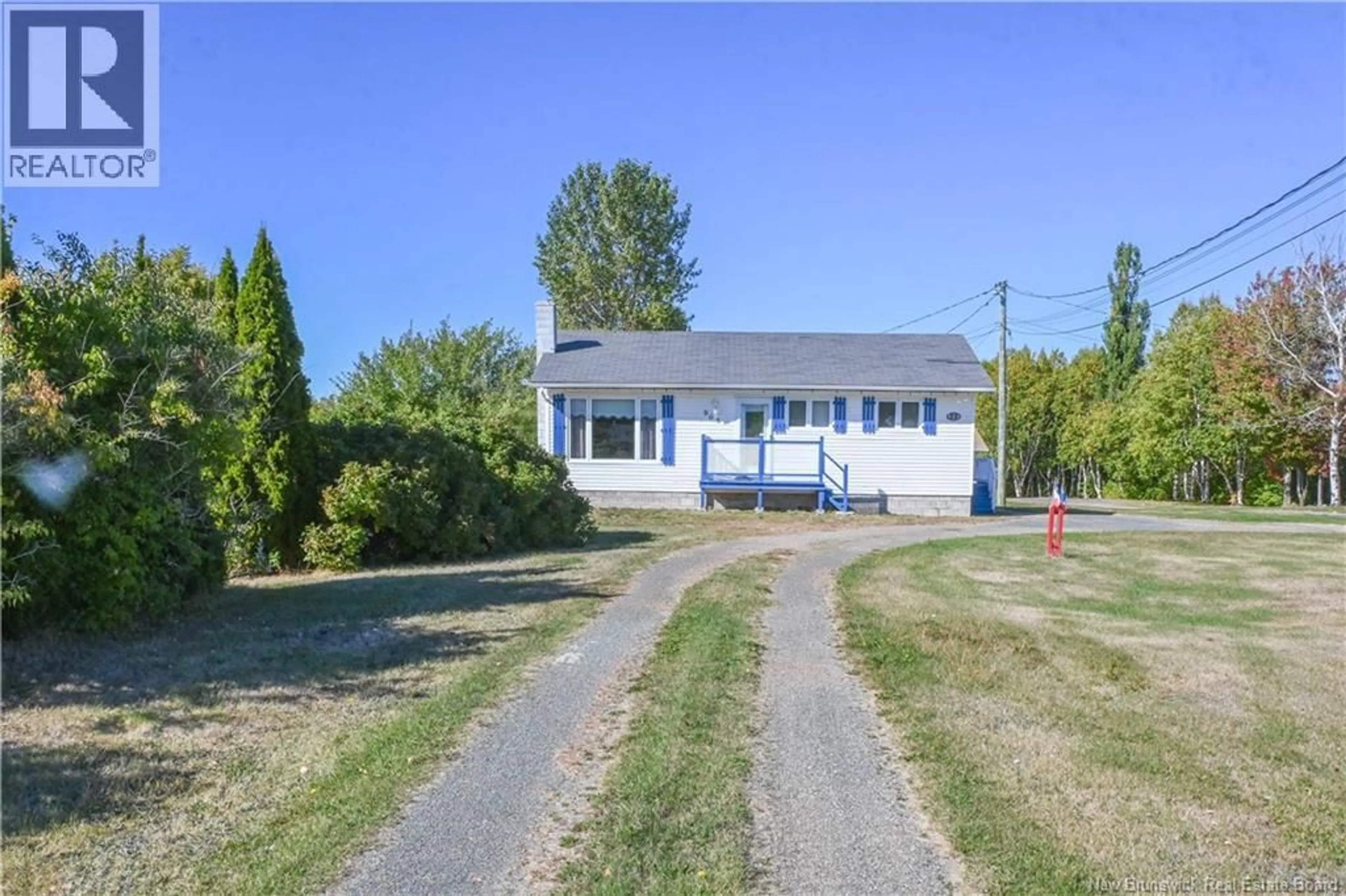 A pic from outside/outdoor area/front of a property/back of a property/a pic from drone, street for 908 SAINT-JOSEPH BOULEVARD, Saint-Léolin New Brunswick E8N2P8