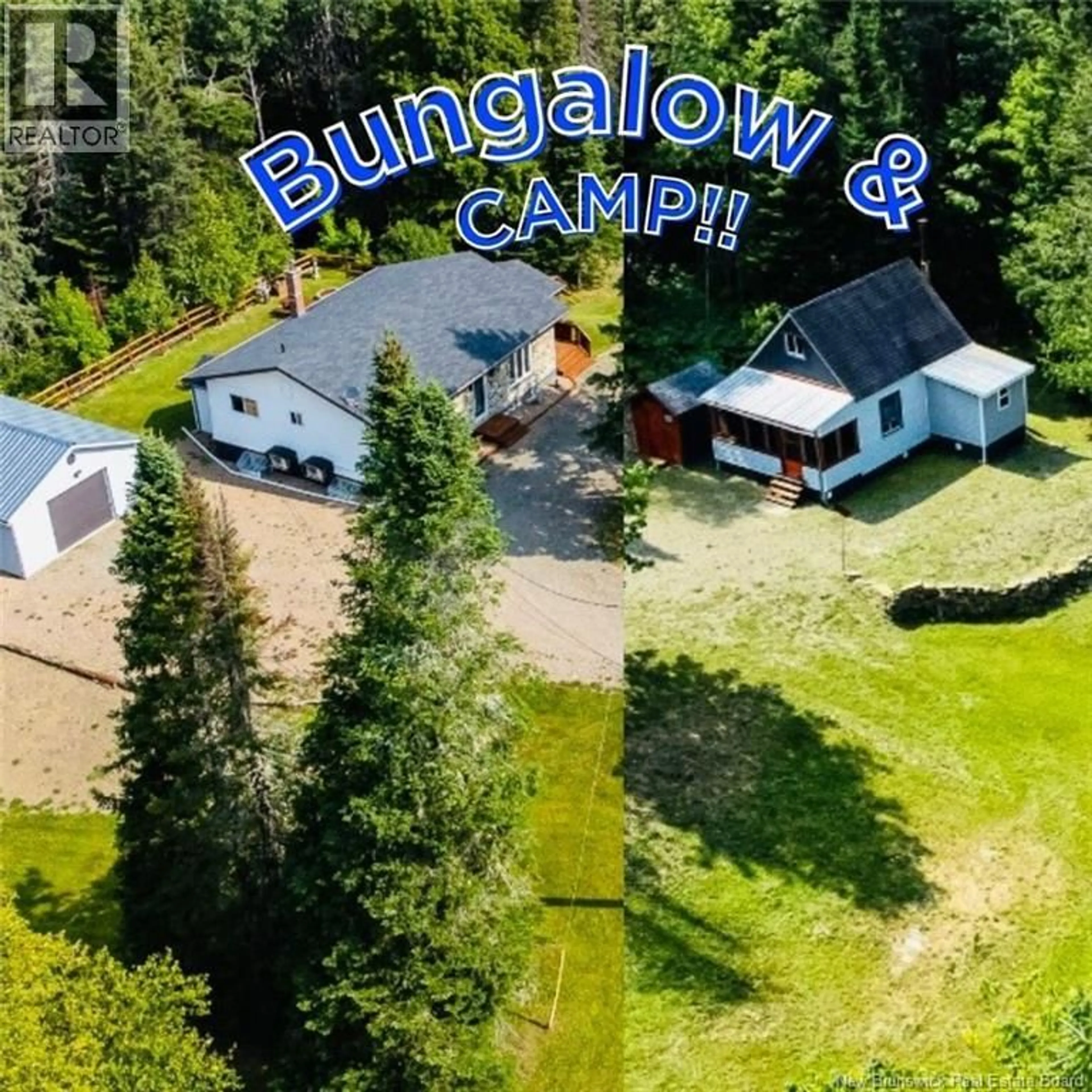 A pic from outside/outdoor area/front of a property/back of a property/a pic from drone, building for 762 ST-MAURE ROAD, Saint-Maure New Brunswick E8E1N3