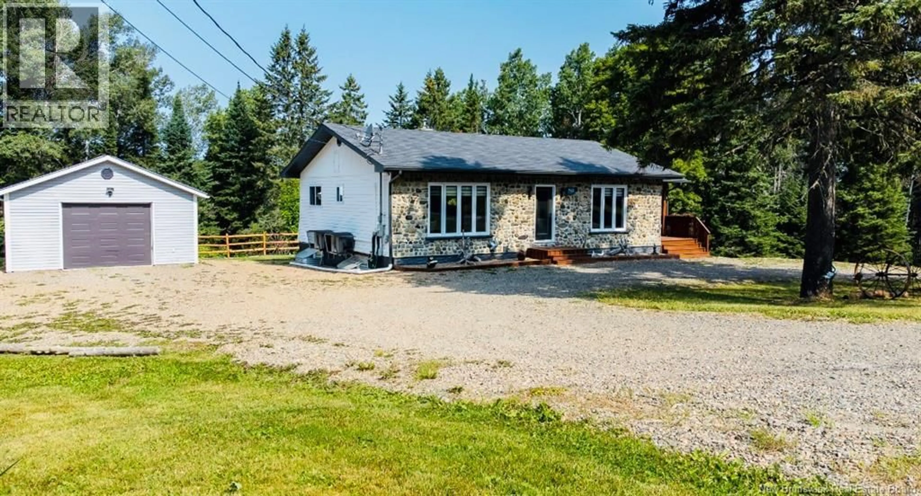 A pic from outside/outdoor area/front of a property/back of a property/a pic from drone, street for 762 ST-MAURE ROAD, Saint-Maure New Brunswick E8E1N3